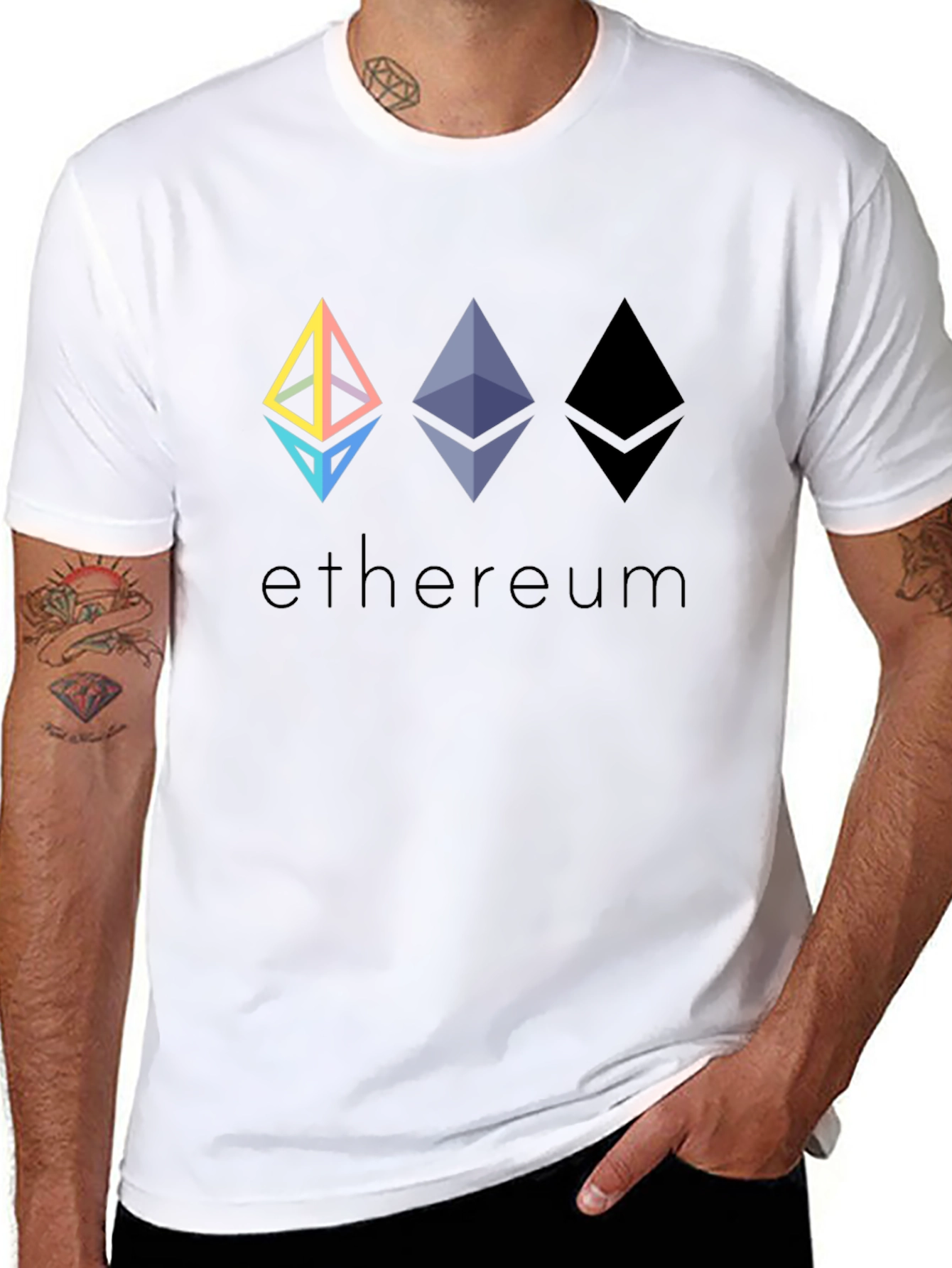 Ethereum Crypto T-Shirt - Black