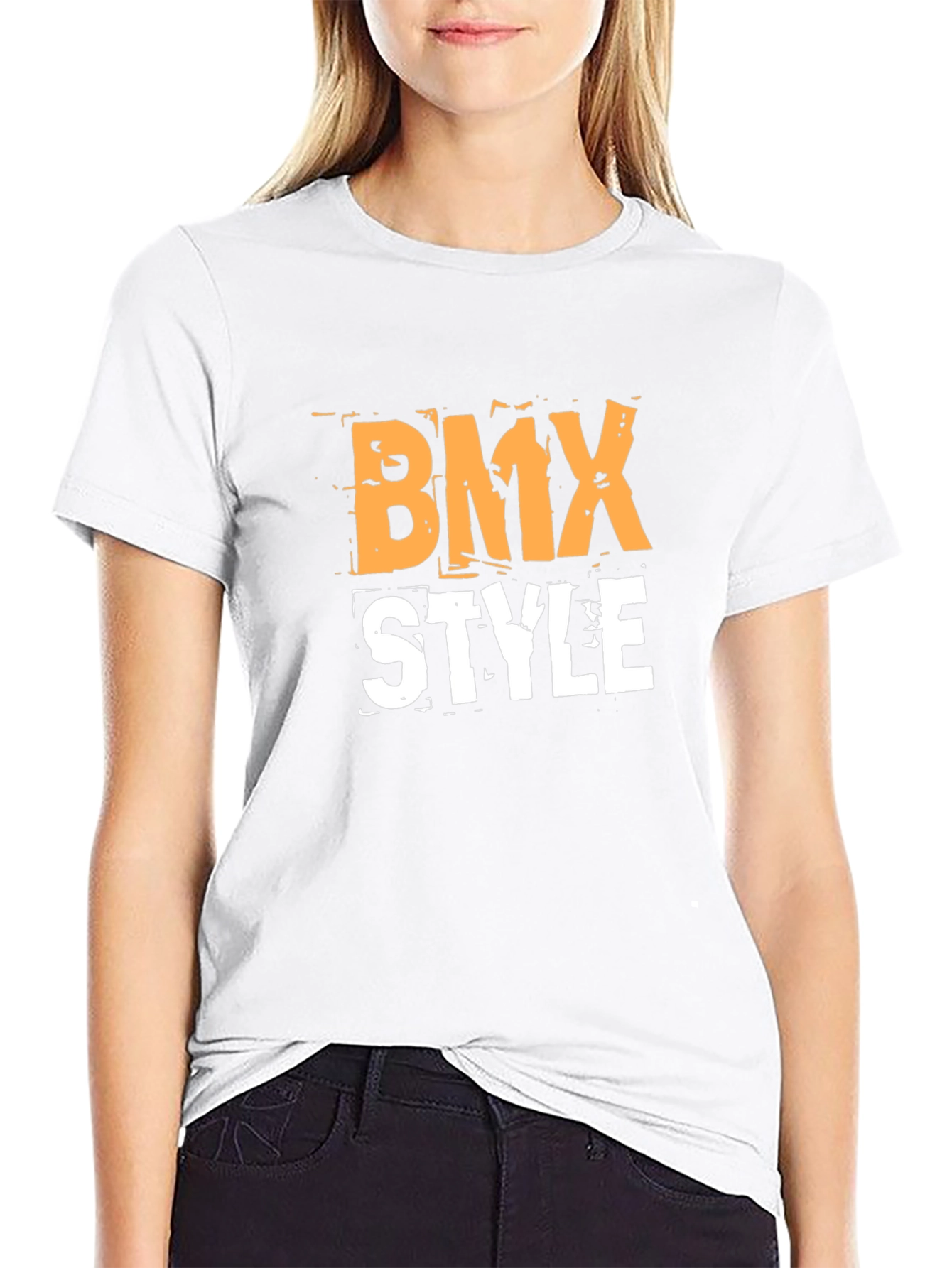BMX Style Graphic Tee - Black