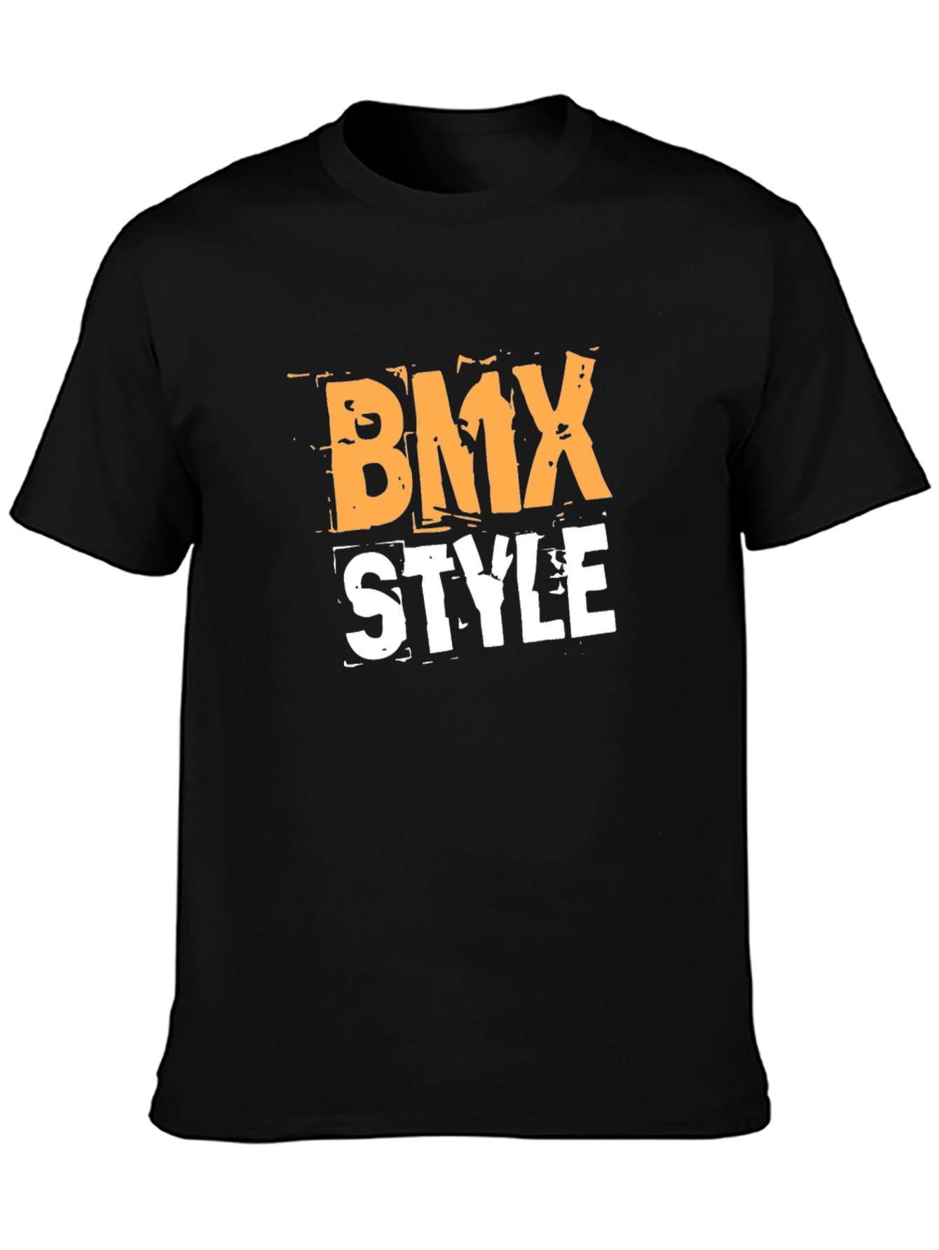 BMX Style Graphic Tee - Black