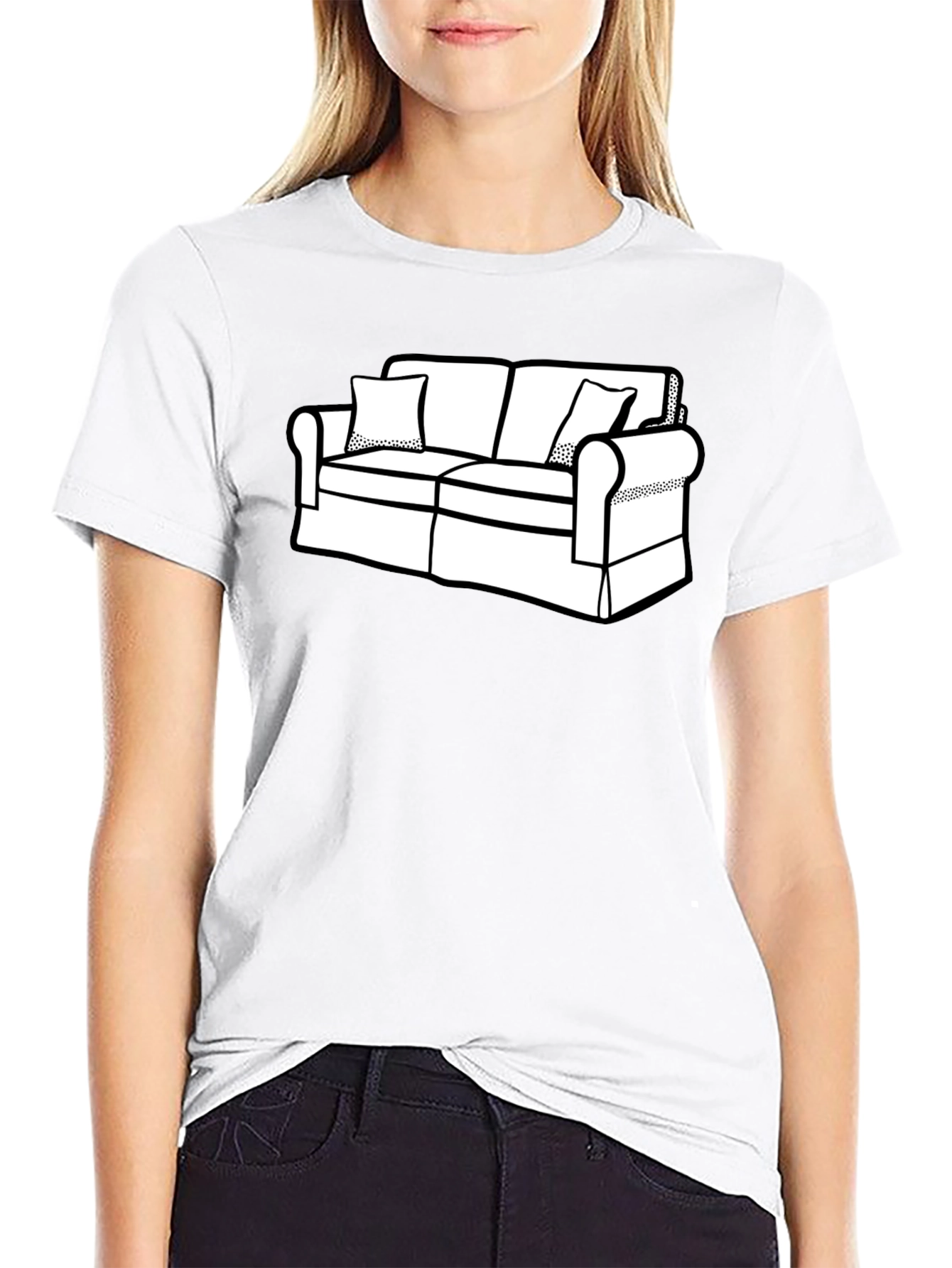 Couch Graphic T-Shirt - Relaxed Style