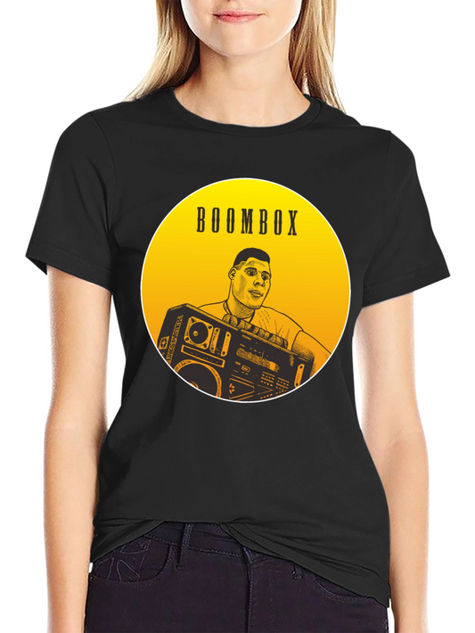 Boombox Graphic Tee - Retro Style