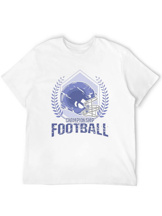 Championship Football Graphic Tee - Black