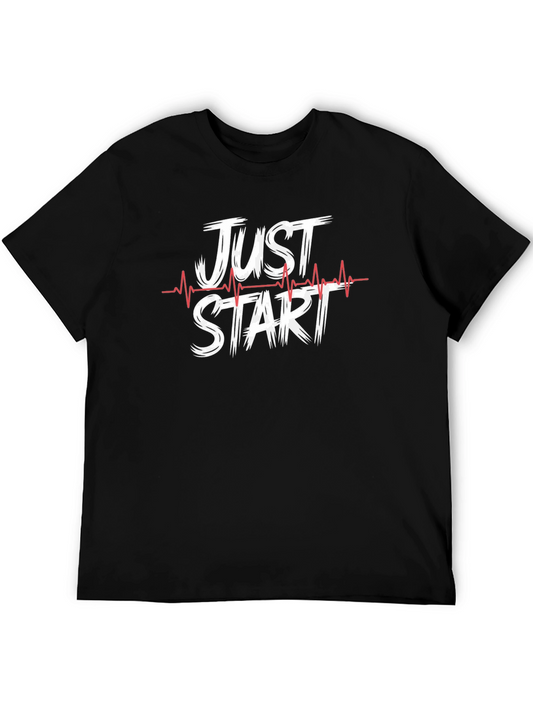 Just Start T-Shirt - Motivational Design