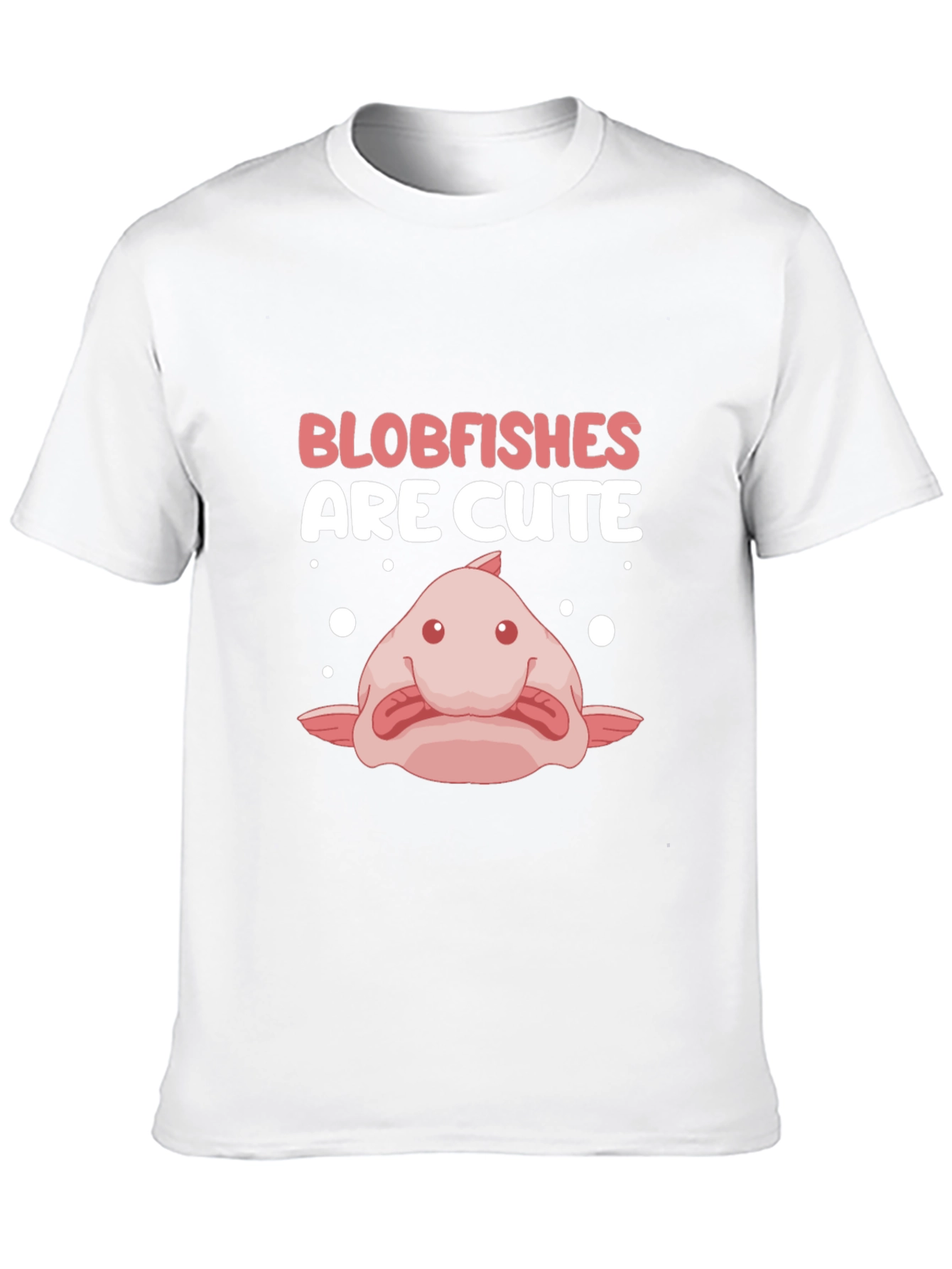 Blobfish Are Cute Black T-Shirt
