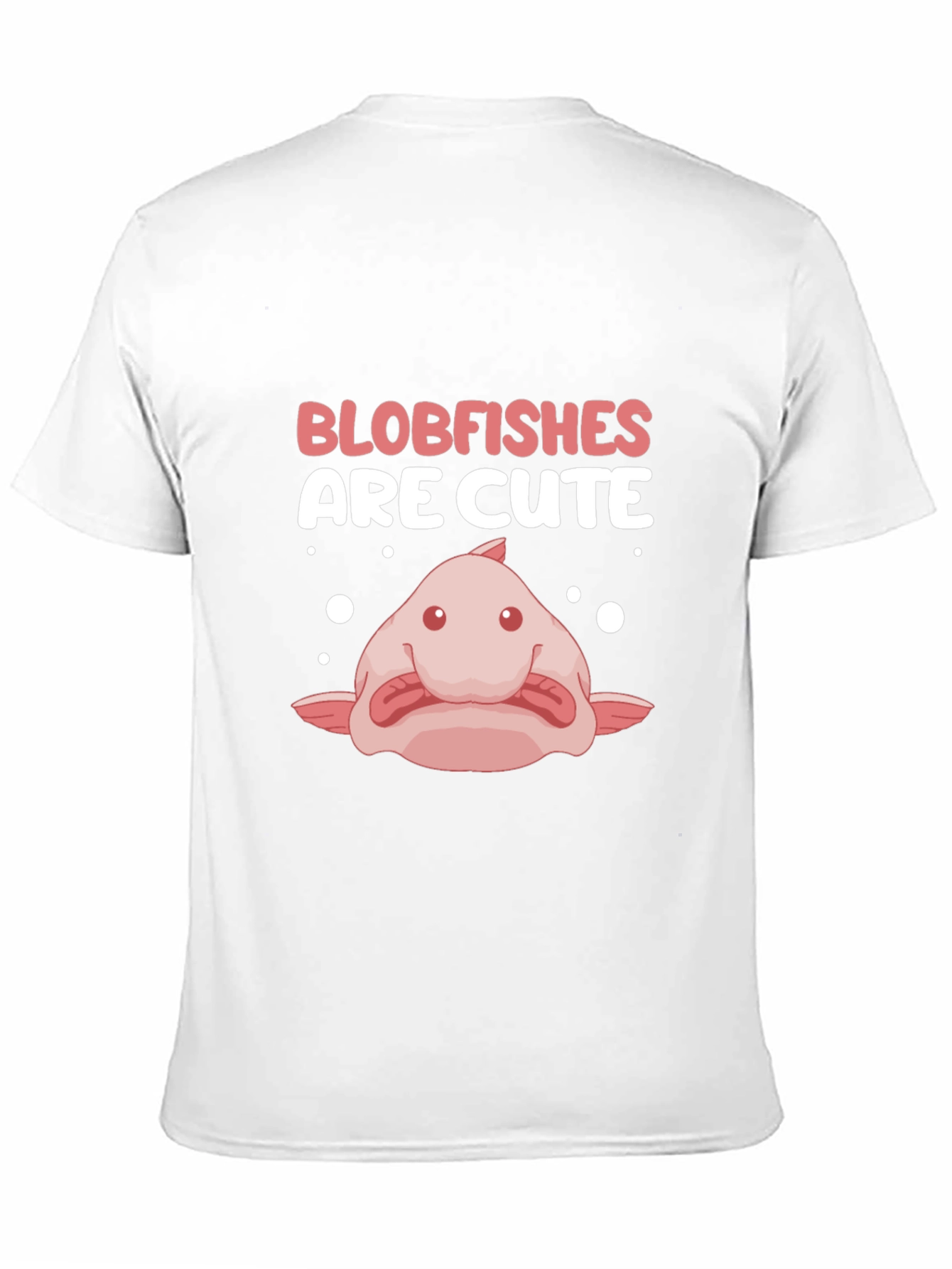 Blobfish Are Cute Black T-Shirt