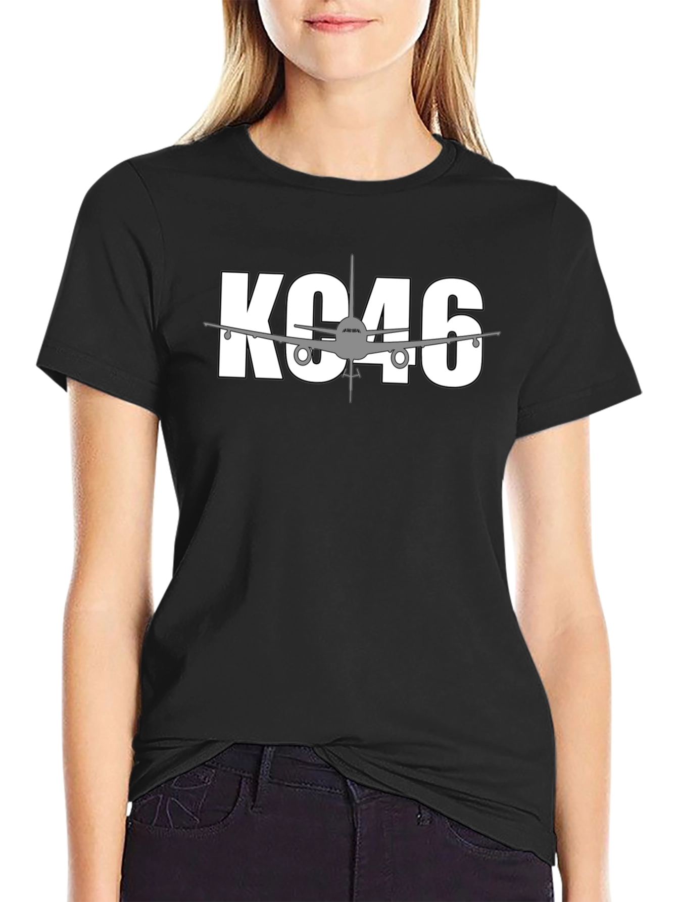 KC46 Airplane Graphic Tee - Aviation Enthusiast T-Shirt