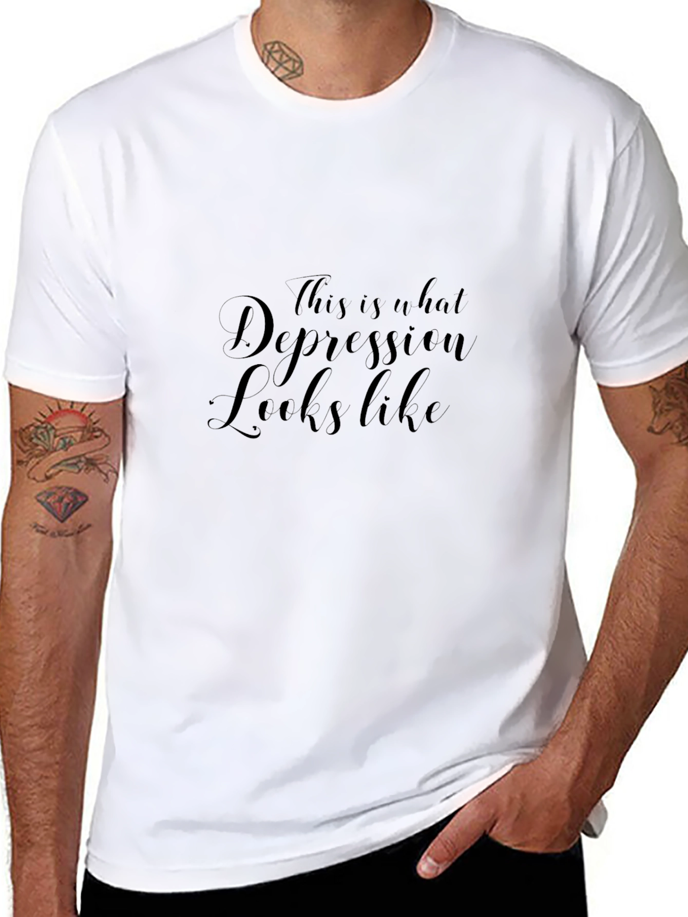 This Is What Depression Looks Like T-Shirt