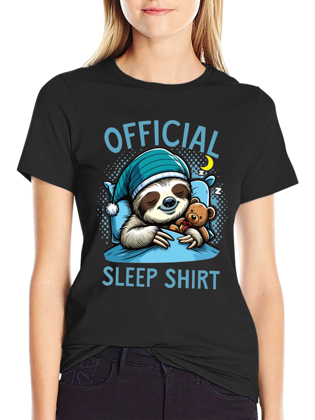 Sloth Sleep Shirt - Official Nap Time Tee