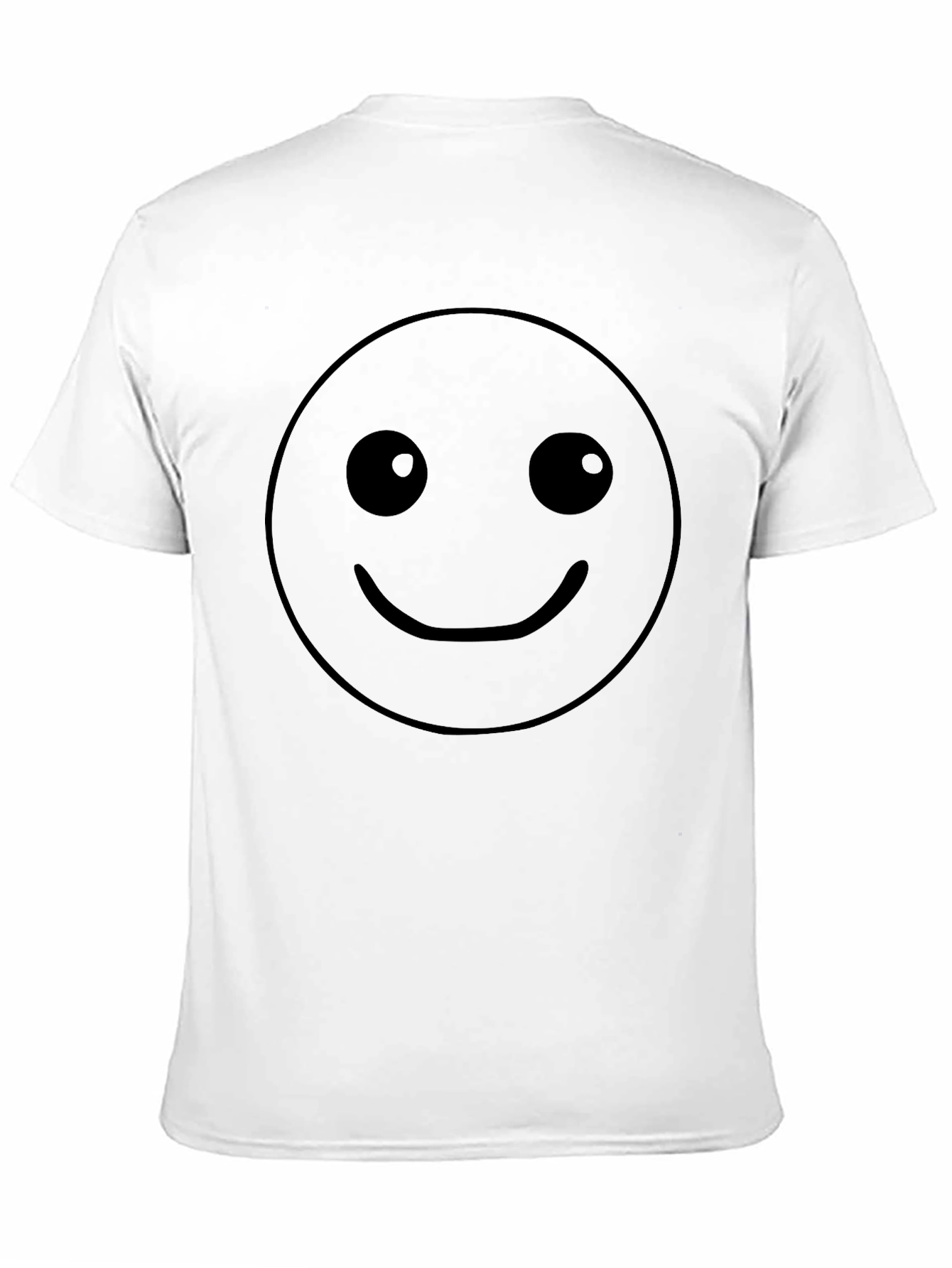 Smiley Face Black T-Shirt - Classic Graphic Tee