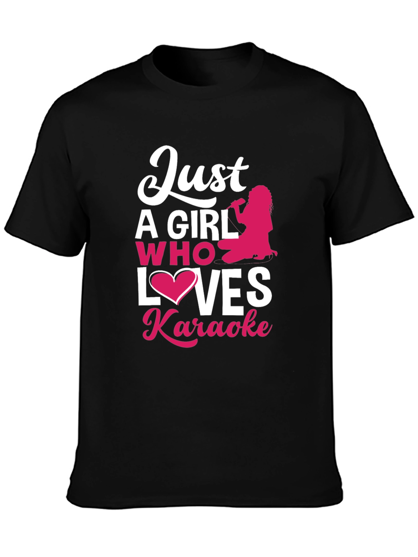 Just a Girl Who Loves Karaoke T-Shirt