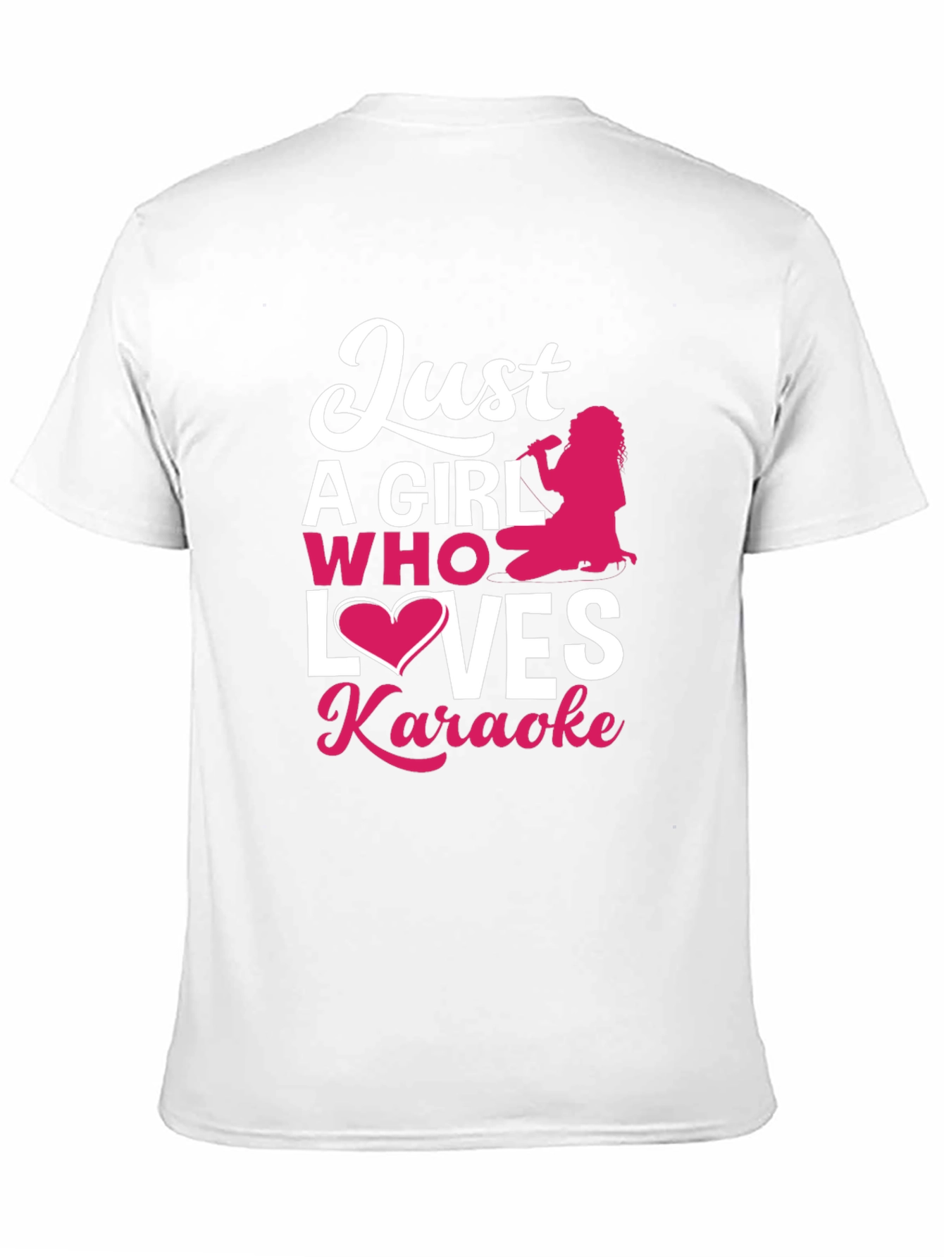Just a Girl Who Loves Karaoke T-Shirt