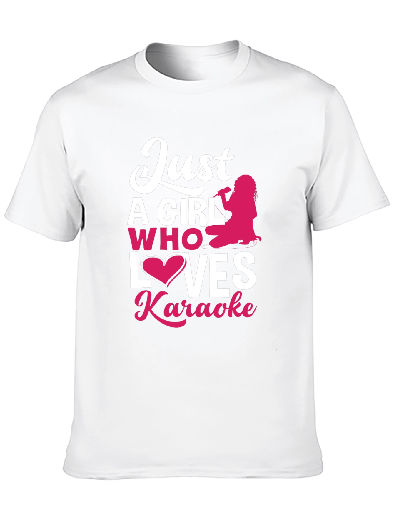 Just a Girl Who Loves Karaoke T-Shirt