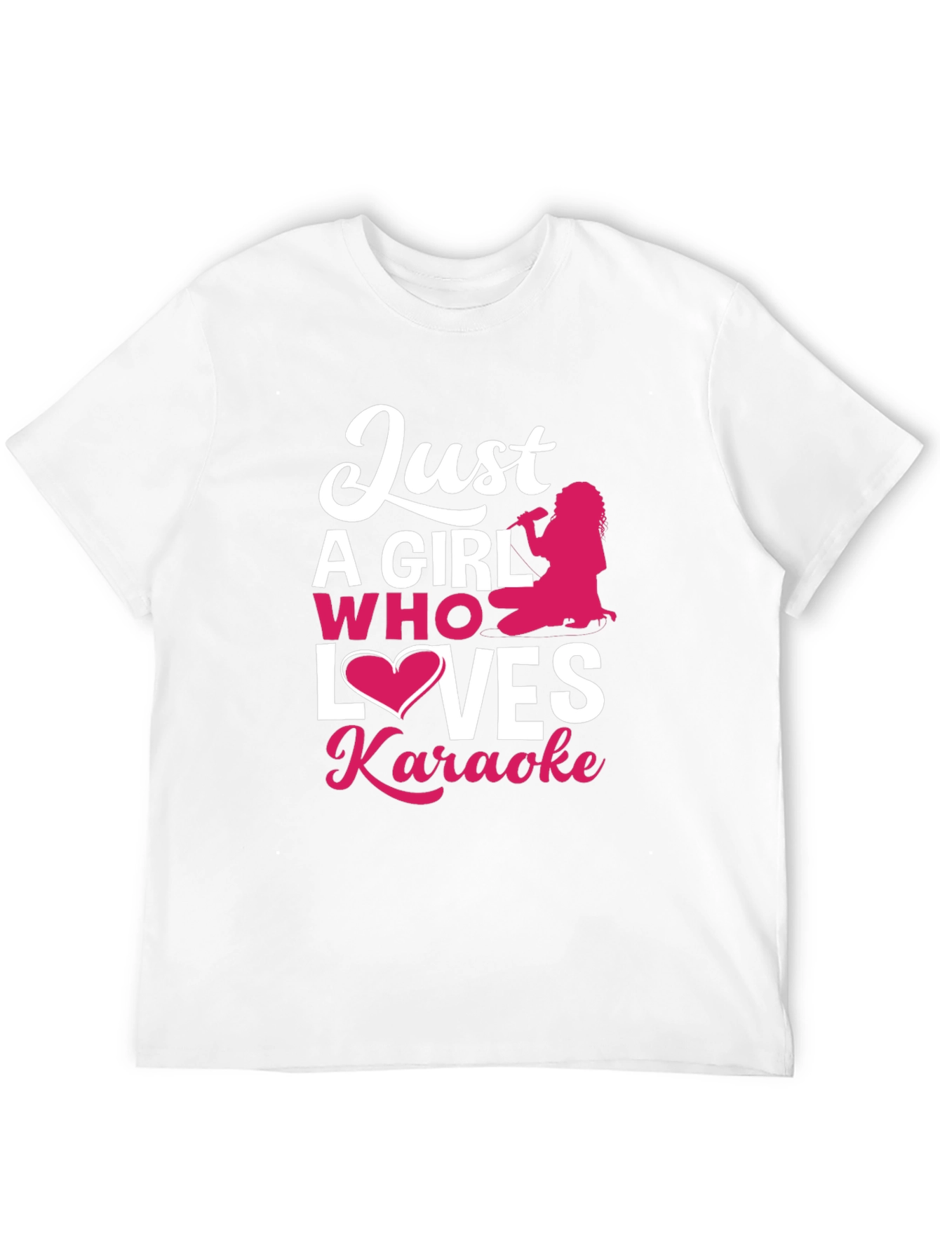 Just a Girl Who Loves Karaoke T-Shirt