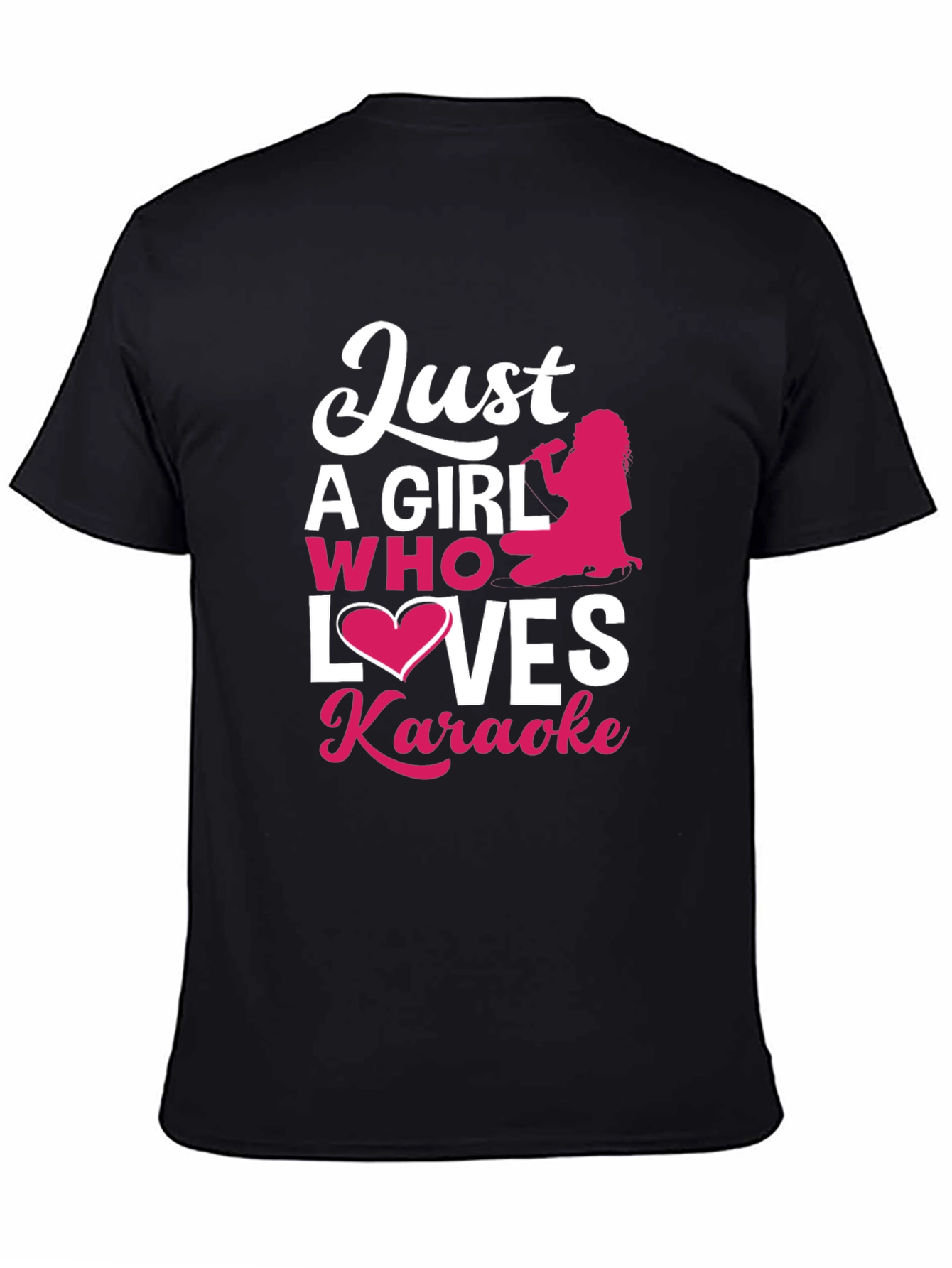 Just a Girl Who Loves Karaoke T-Shirt