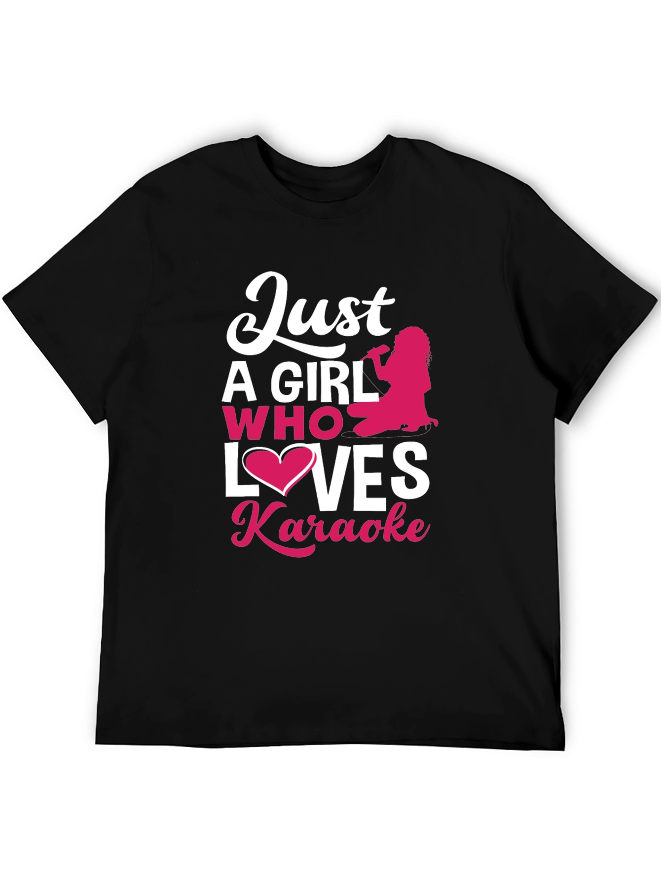 Just a Girl Who Loves Karaoke T-Shirt