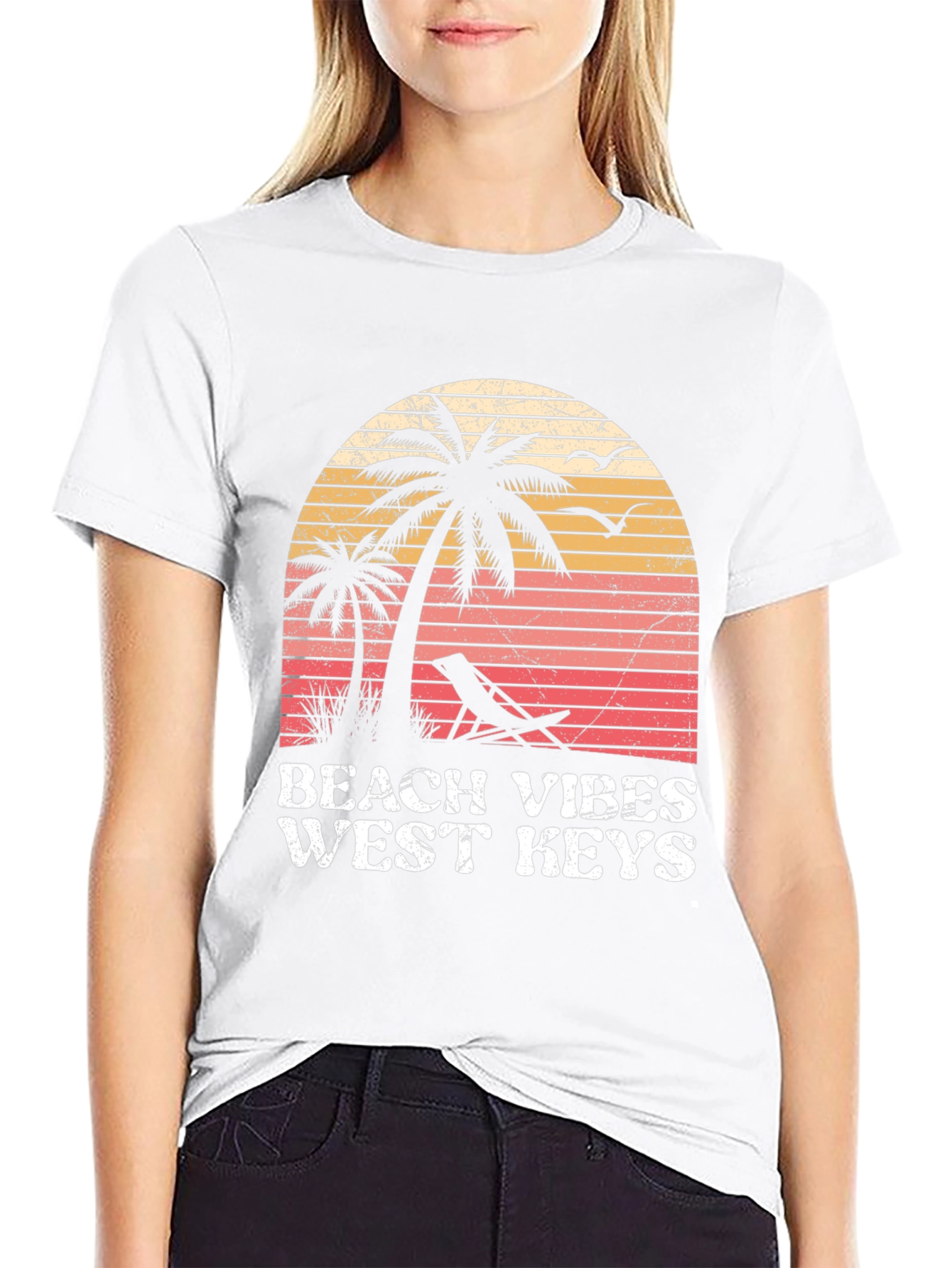 Beach Vibes West Keys Graphic T-Shirt