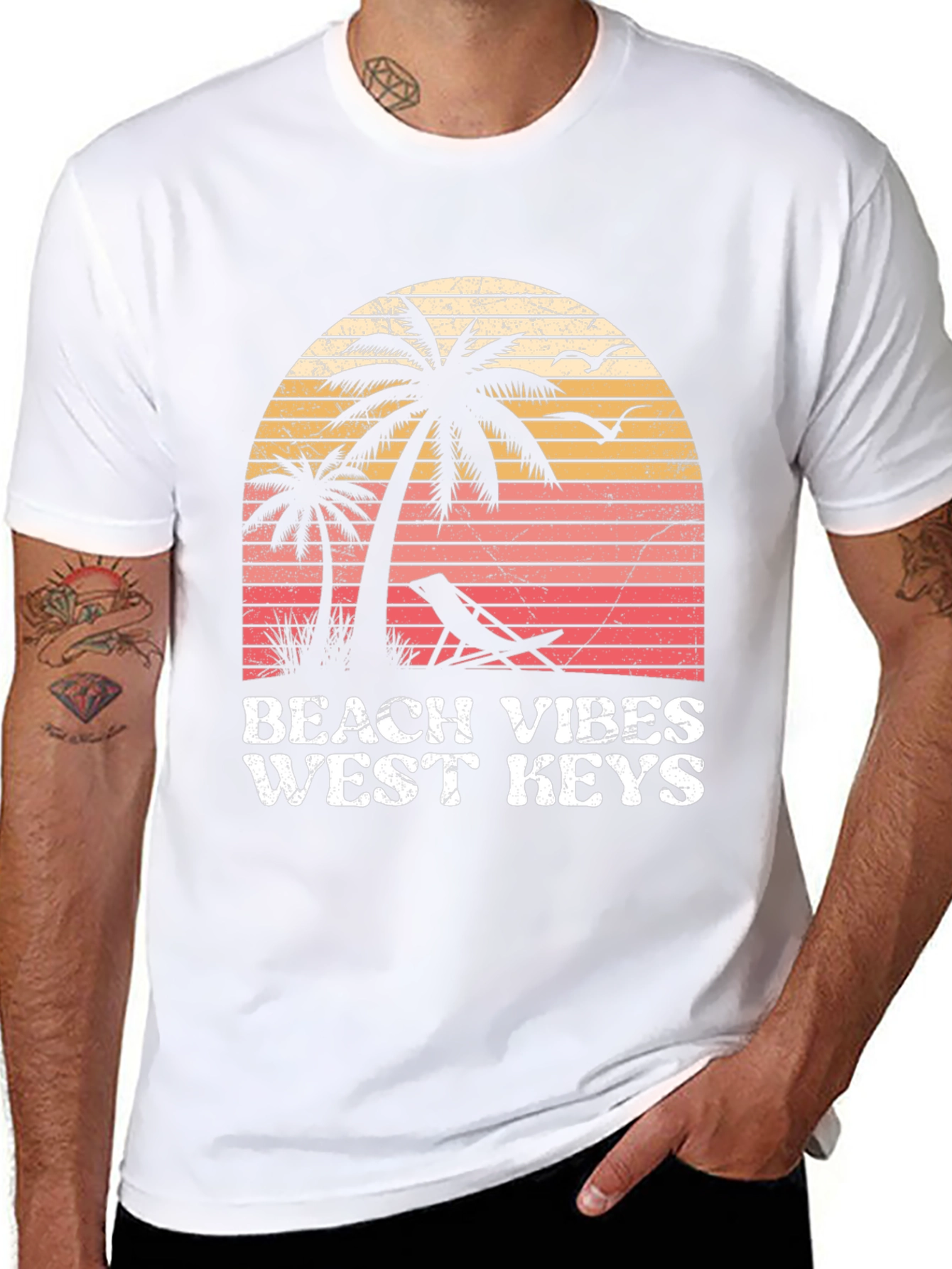 Beach Vibes West Keys Graphic T-Shirt