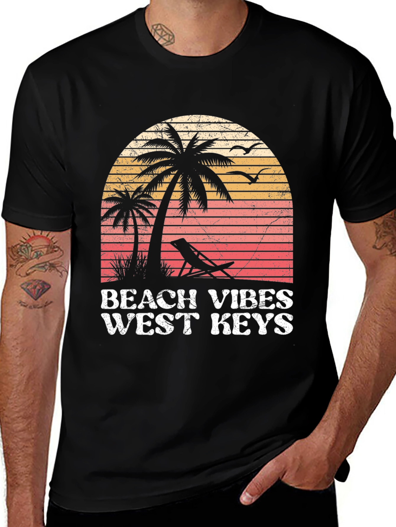 Beach Vibes West Keys Graphic T-Shirt