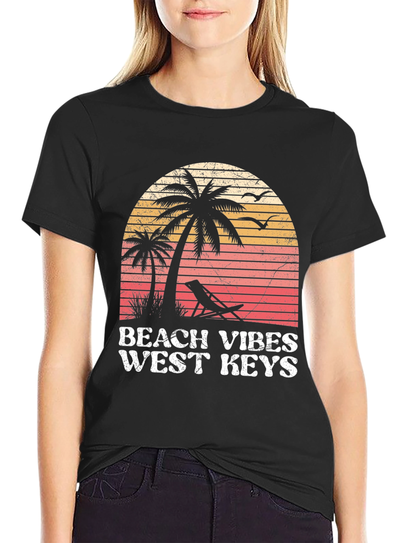 Beach Vibes West Keys Graphic T-Shirt