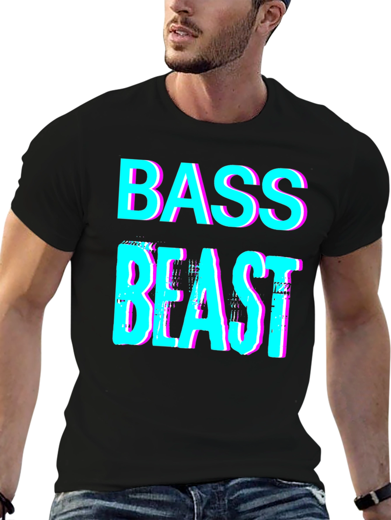Bass Beast Graphic Tee - Unique Music Lover Shirt