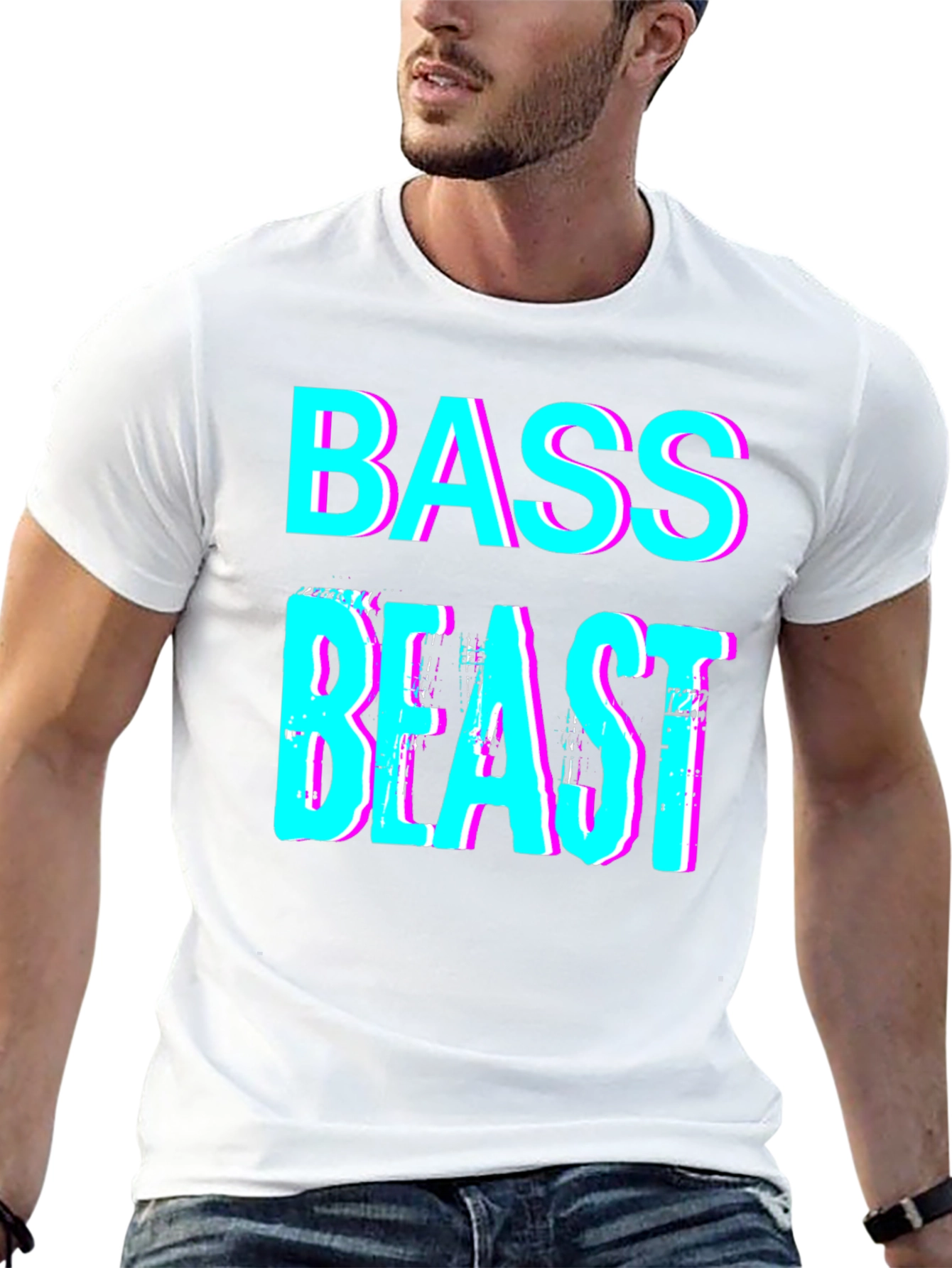 Bass Beast Graphic Tee - Unique Music Lover Shirt