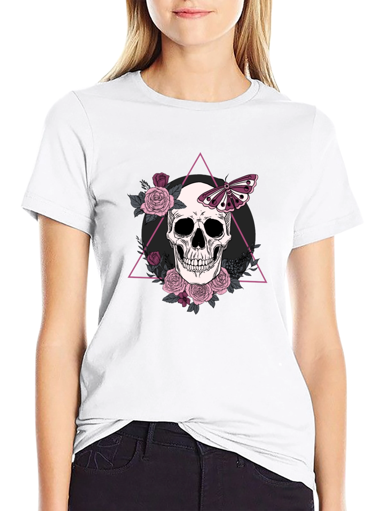 Skull & Roses Graphic Tee