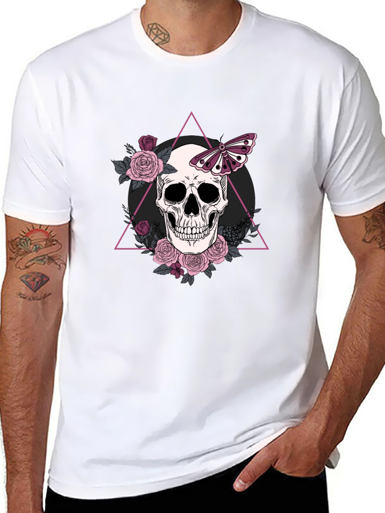 Skull & Roses Graphic Tee