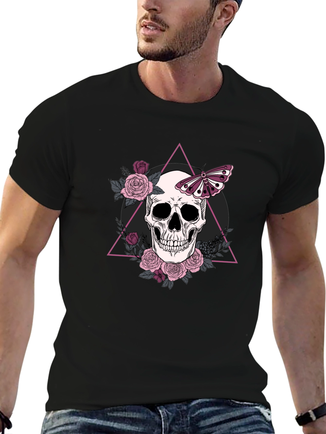 Skull & Roses Graphic Tee