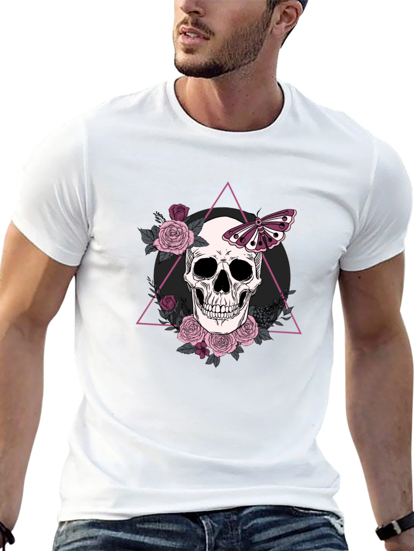 Skull & Roses Graphic Tee