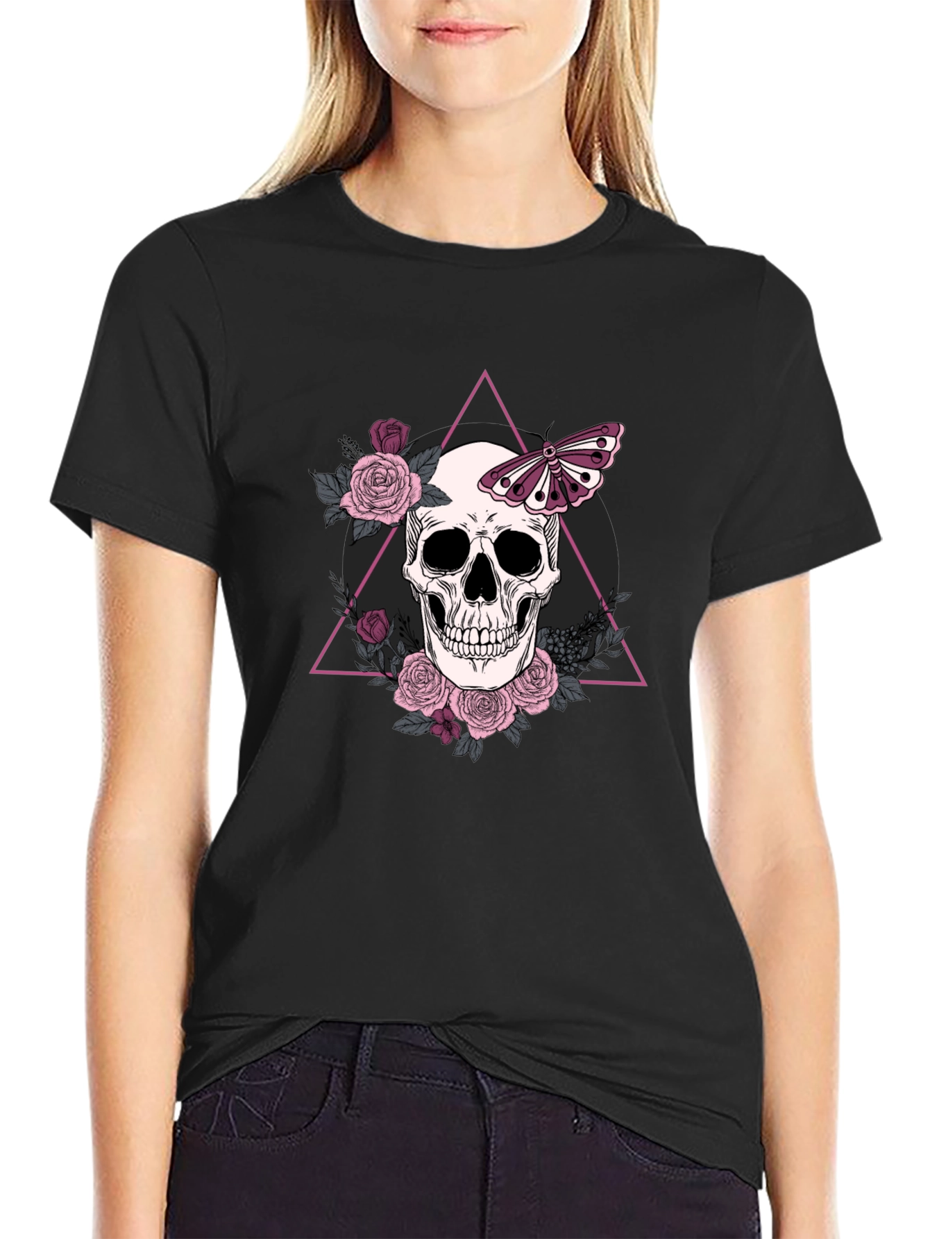 Skull & Roses Graphic Tee