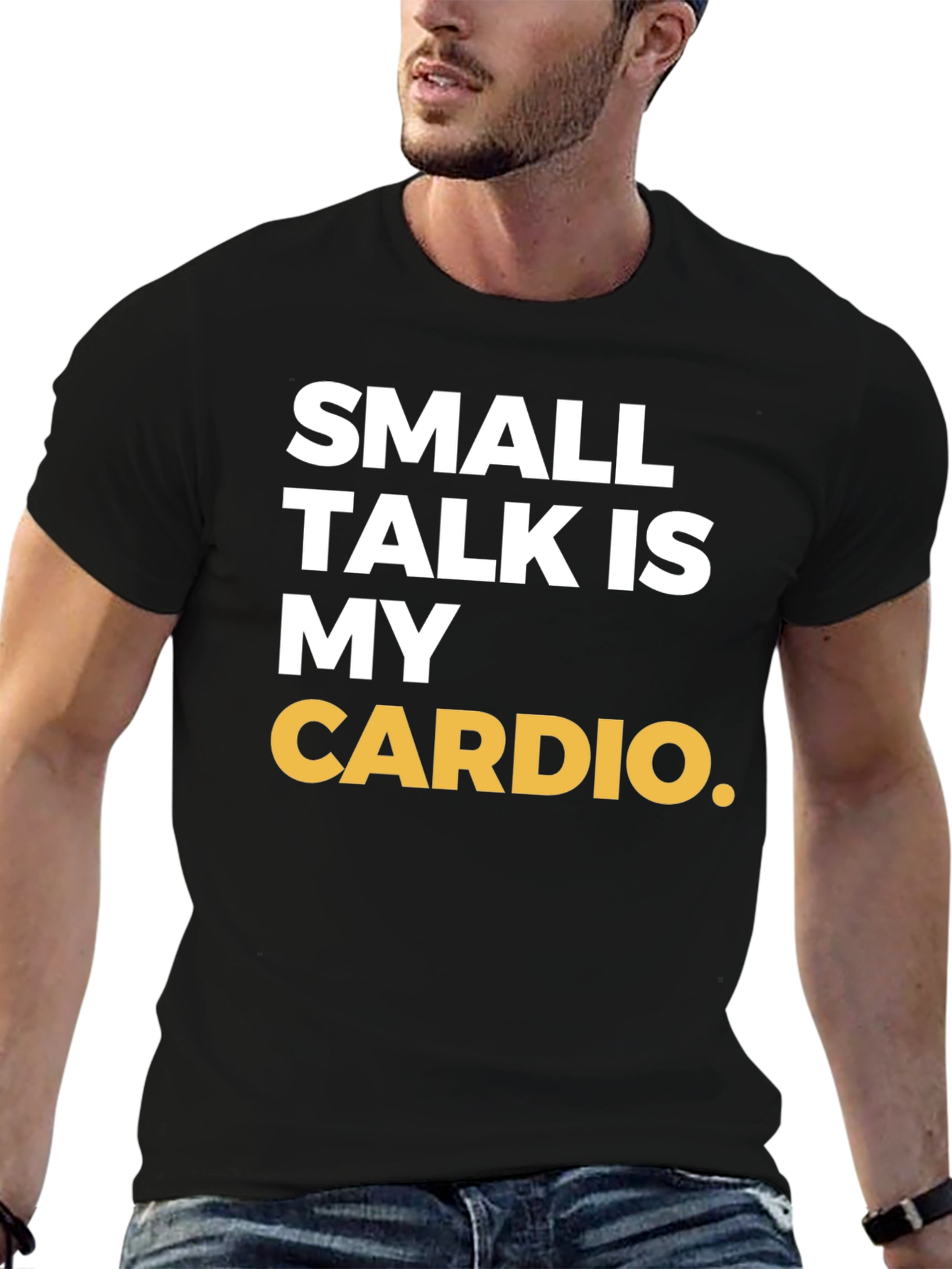 Small Talk is My Cardio Graphic Tee