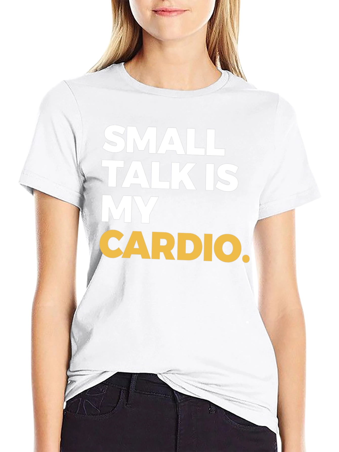 Small Talk is My Cardio Graphic Tee
