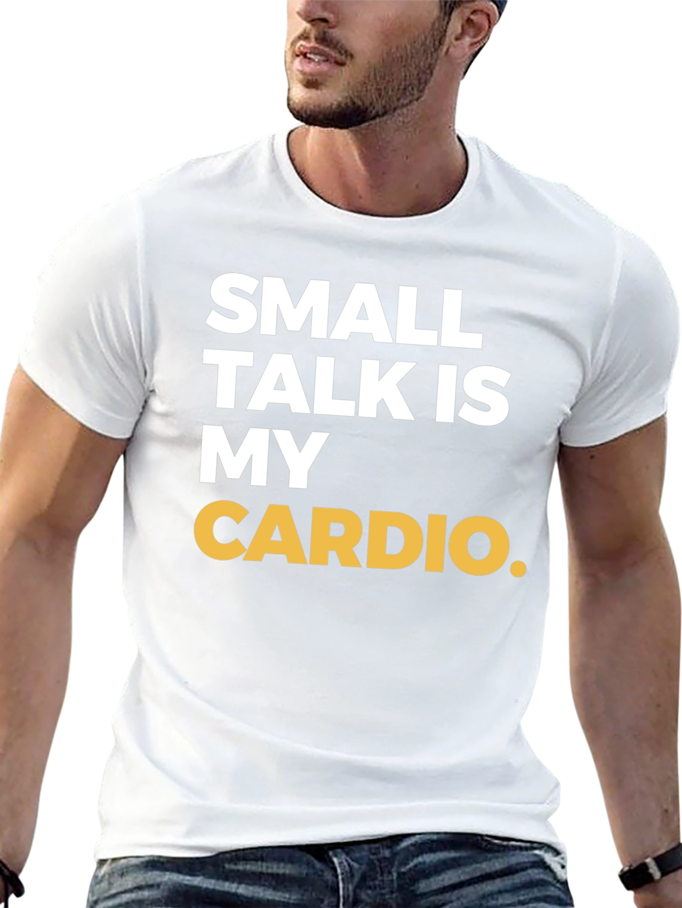 Small Talk is My Cardio Graphic Tee