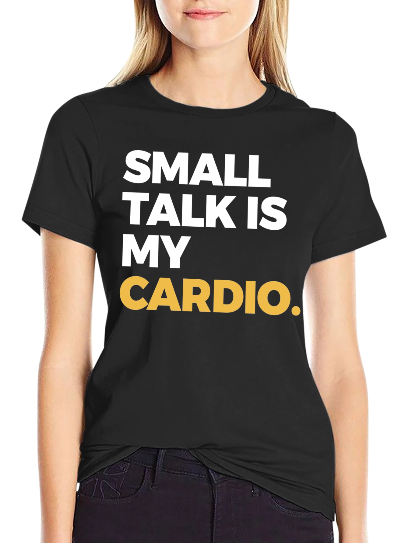 Small Talk is My Cardio Graphic Tee