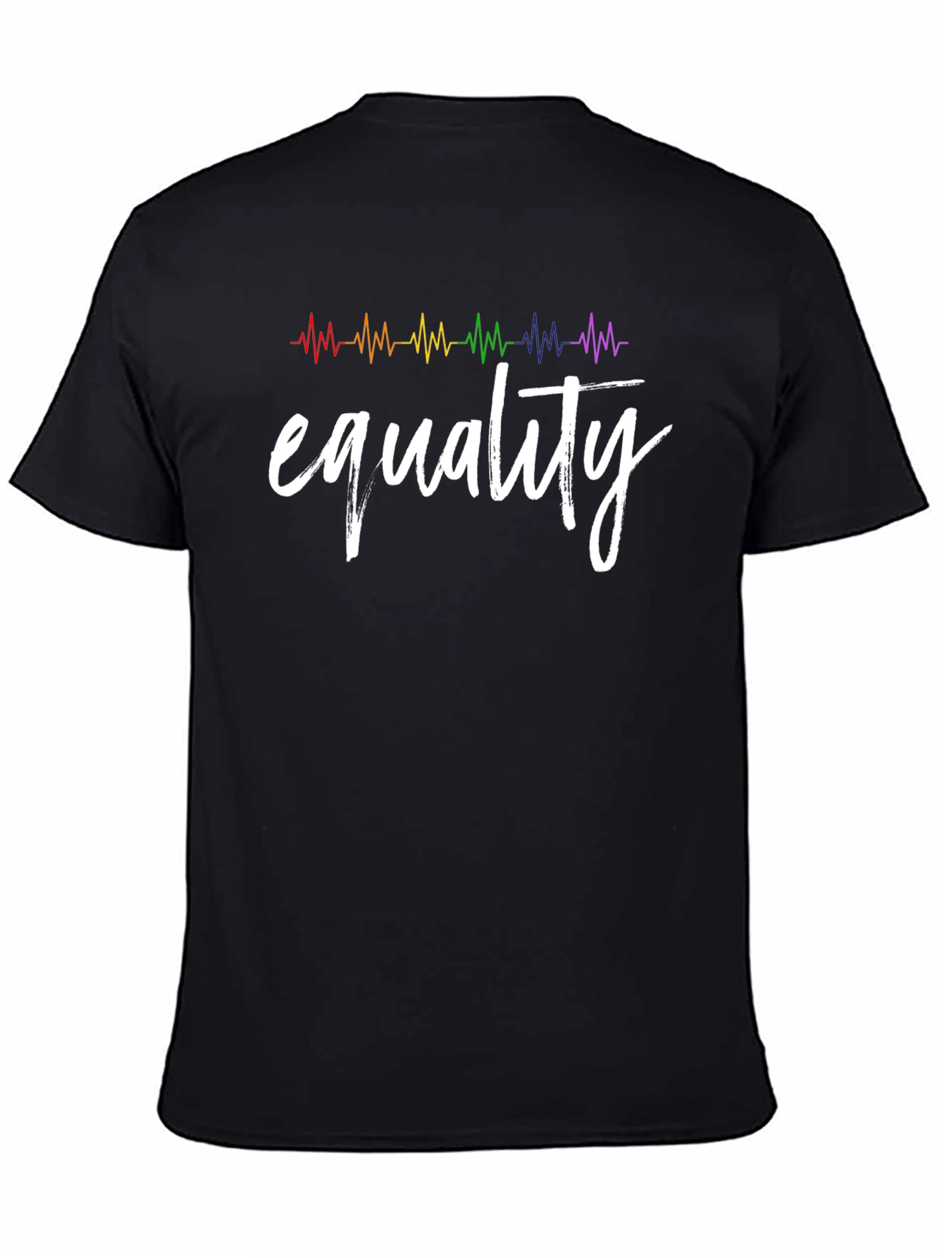 Equality Rainbow Heartbeat T-Shirt