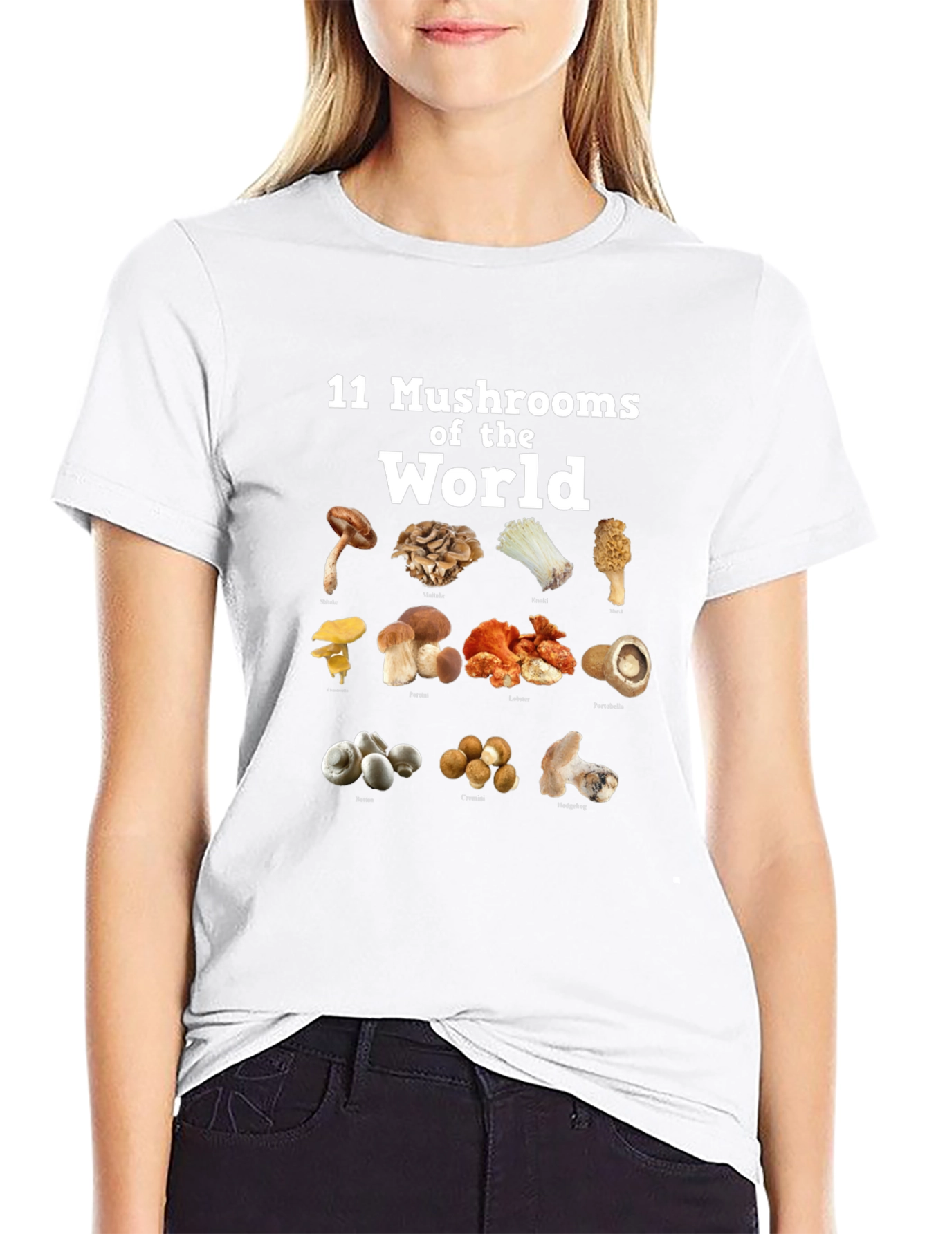 11 Mushrooms of the World T-Shirt