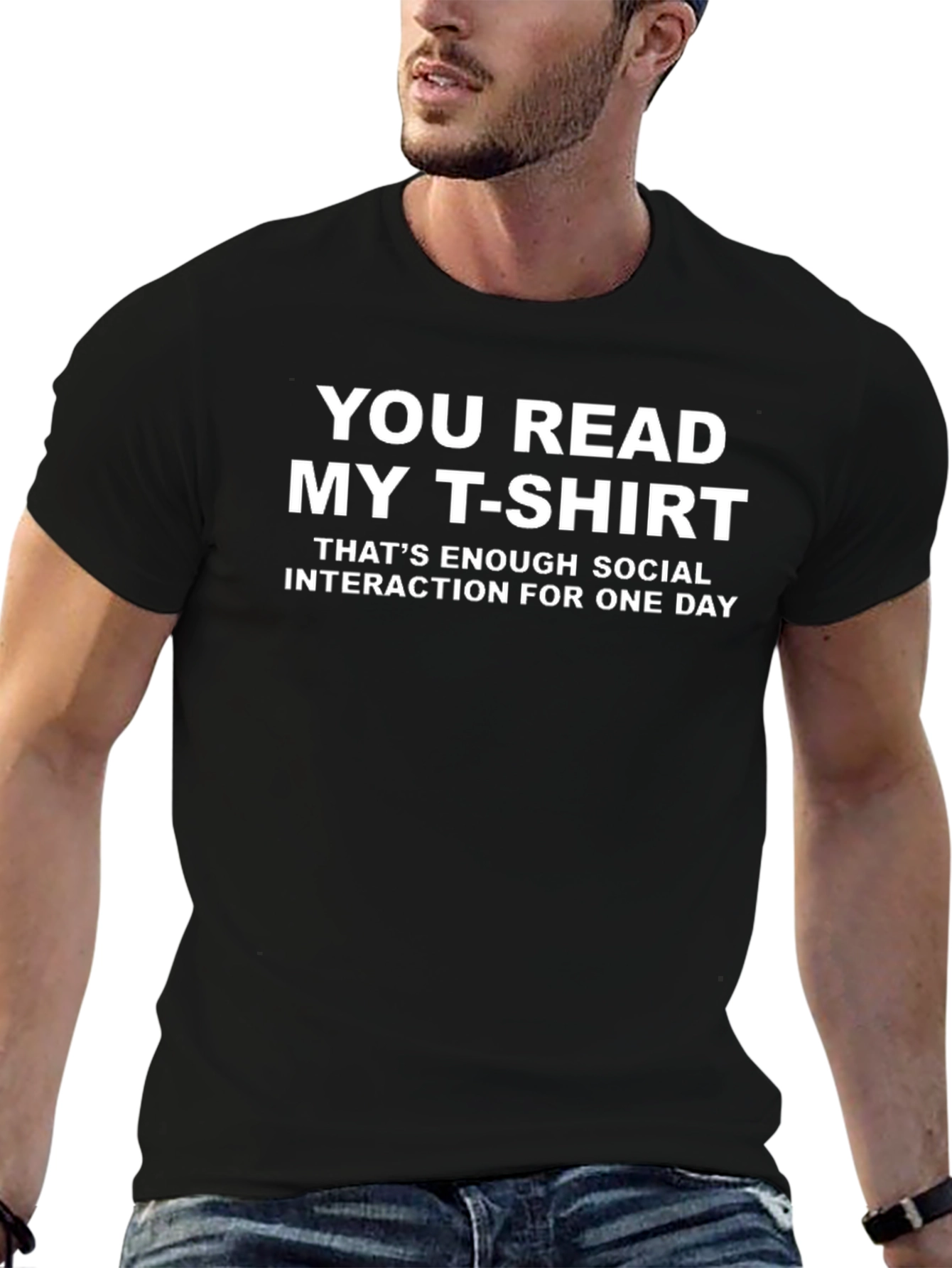 Funny Sarcastic Social Interaction T-Shirt
