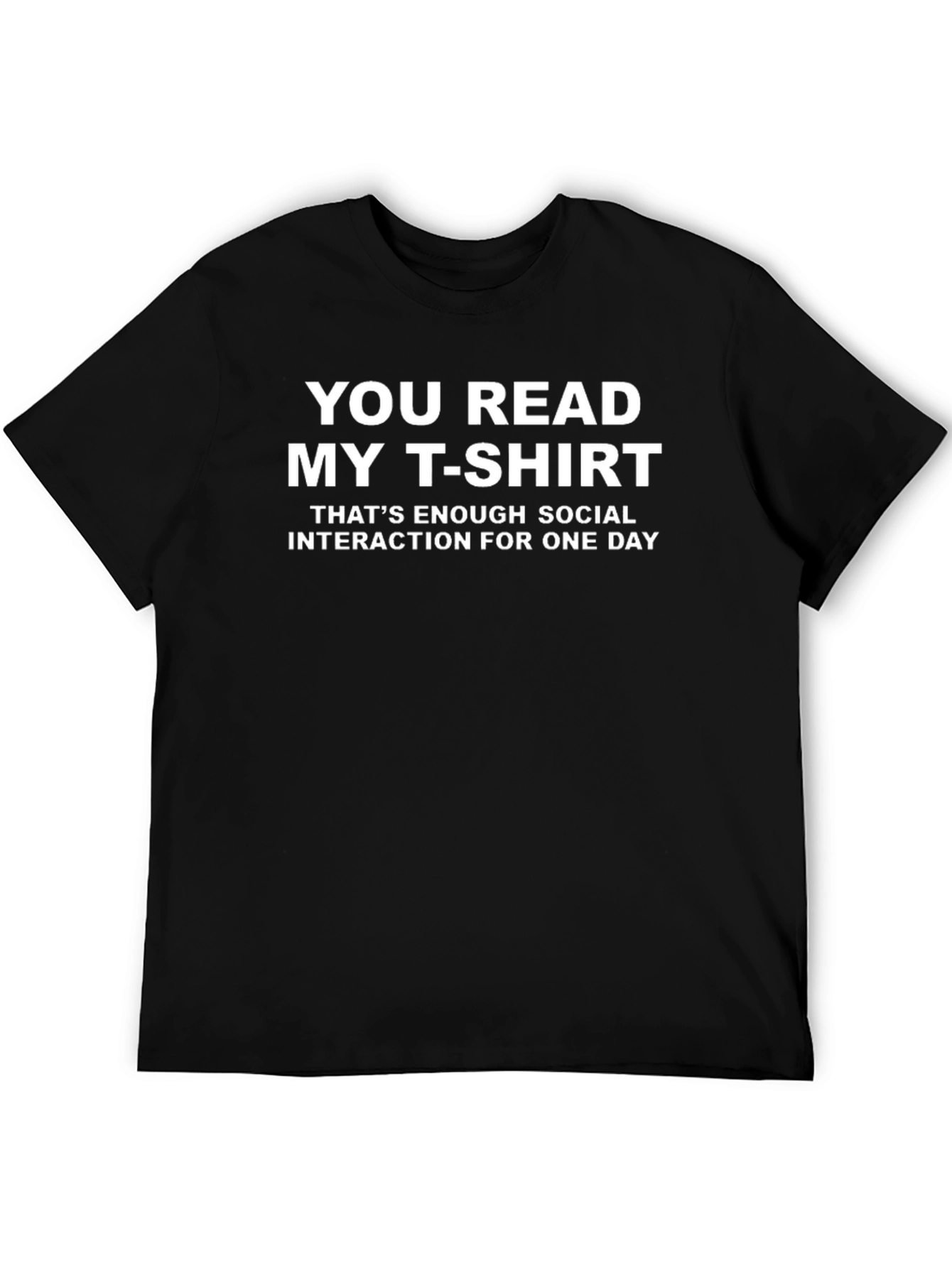 Funny Sarcastic Social Interaction T-Shirt