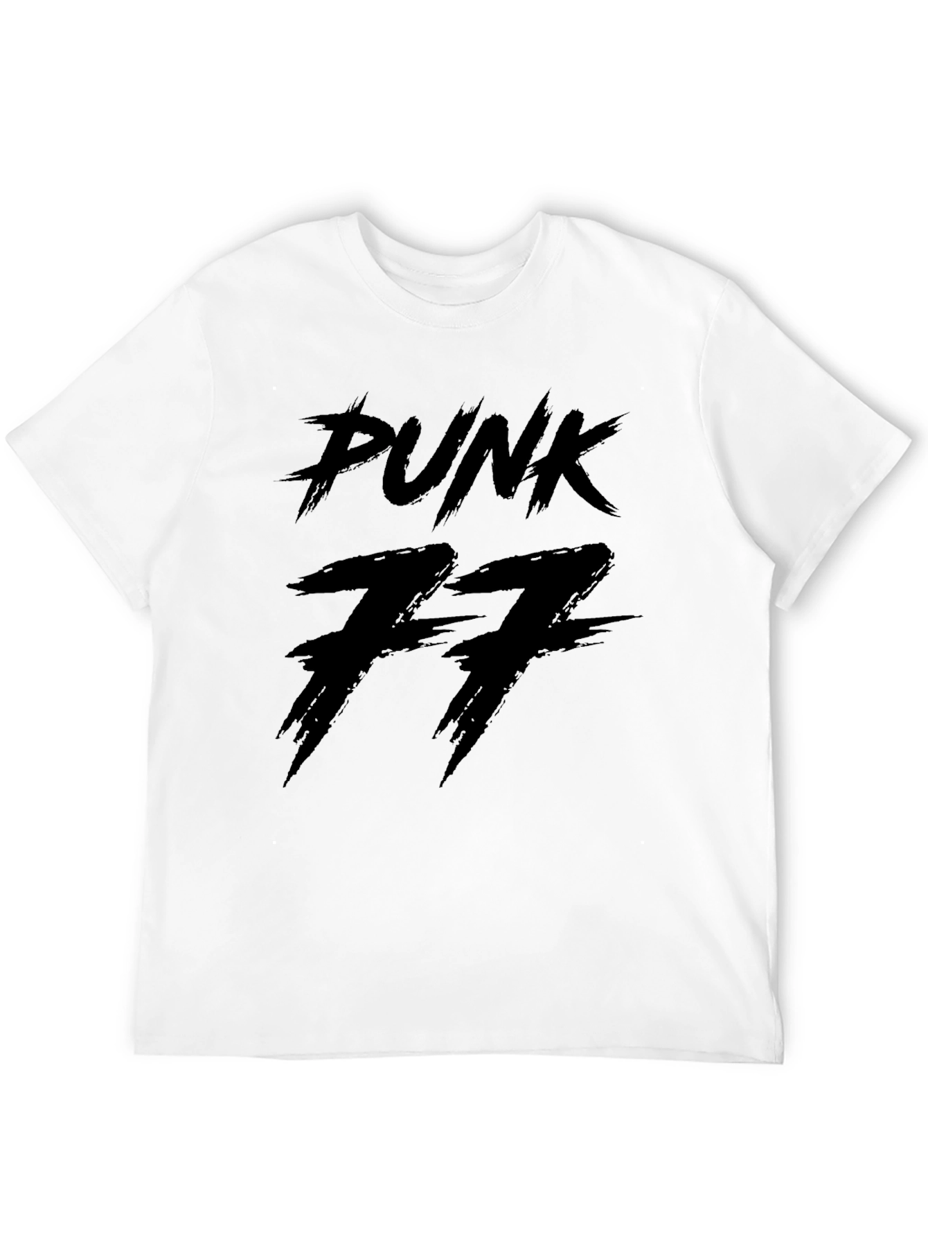 Punk Style Black T-Shirt