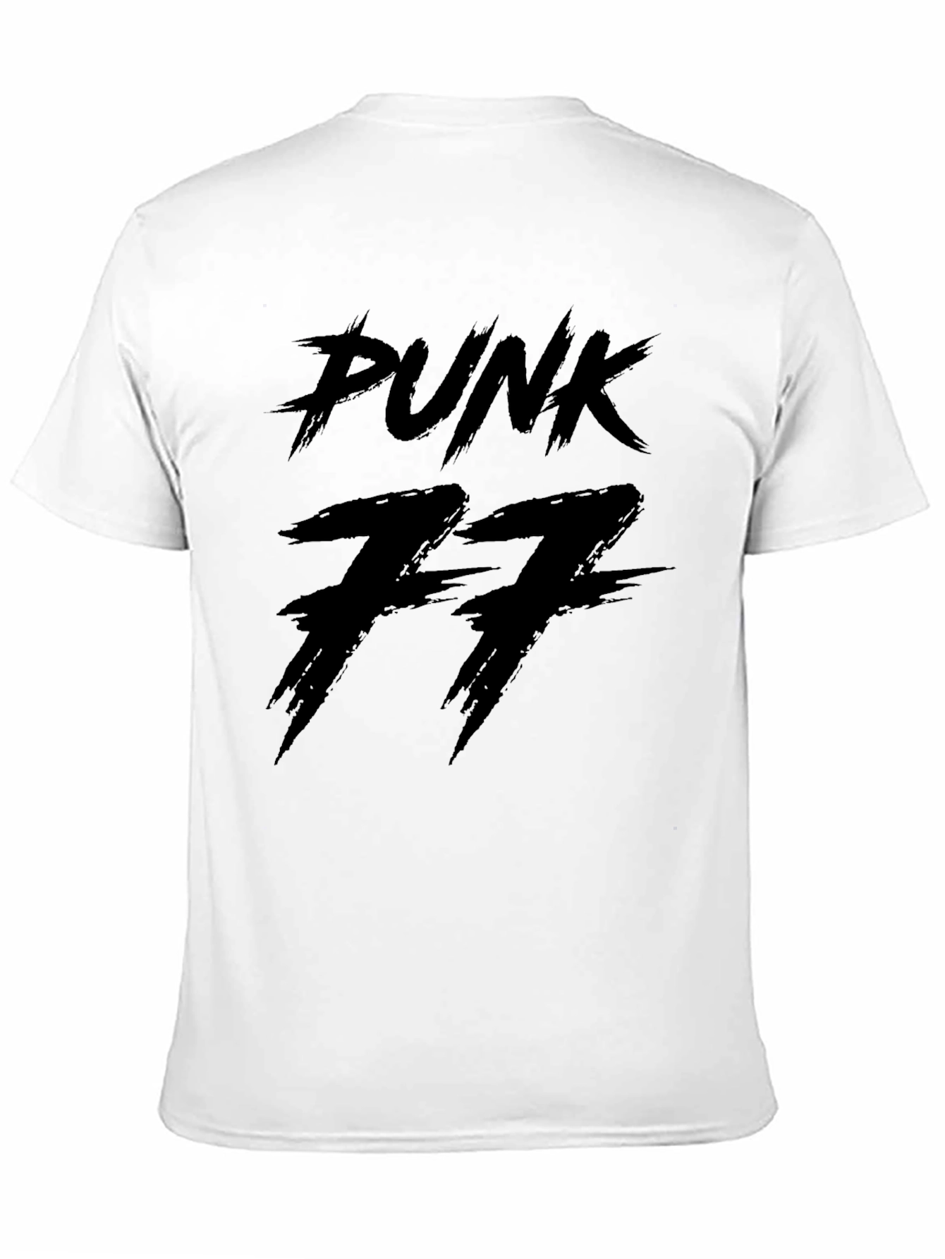 Punk Style Black T-Shirt