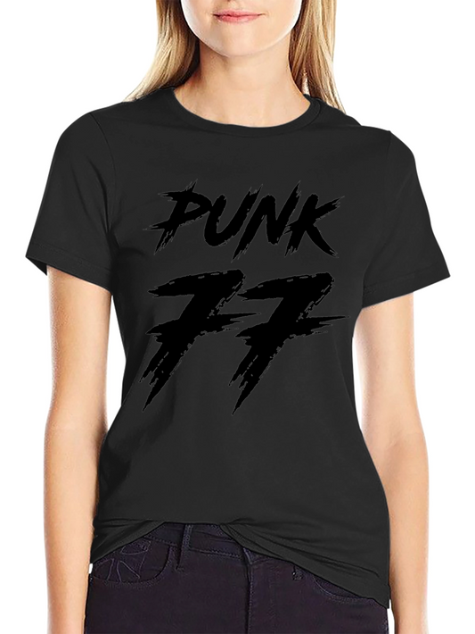 Punk Style Black T-Shirt