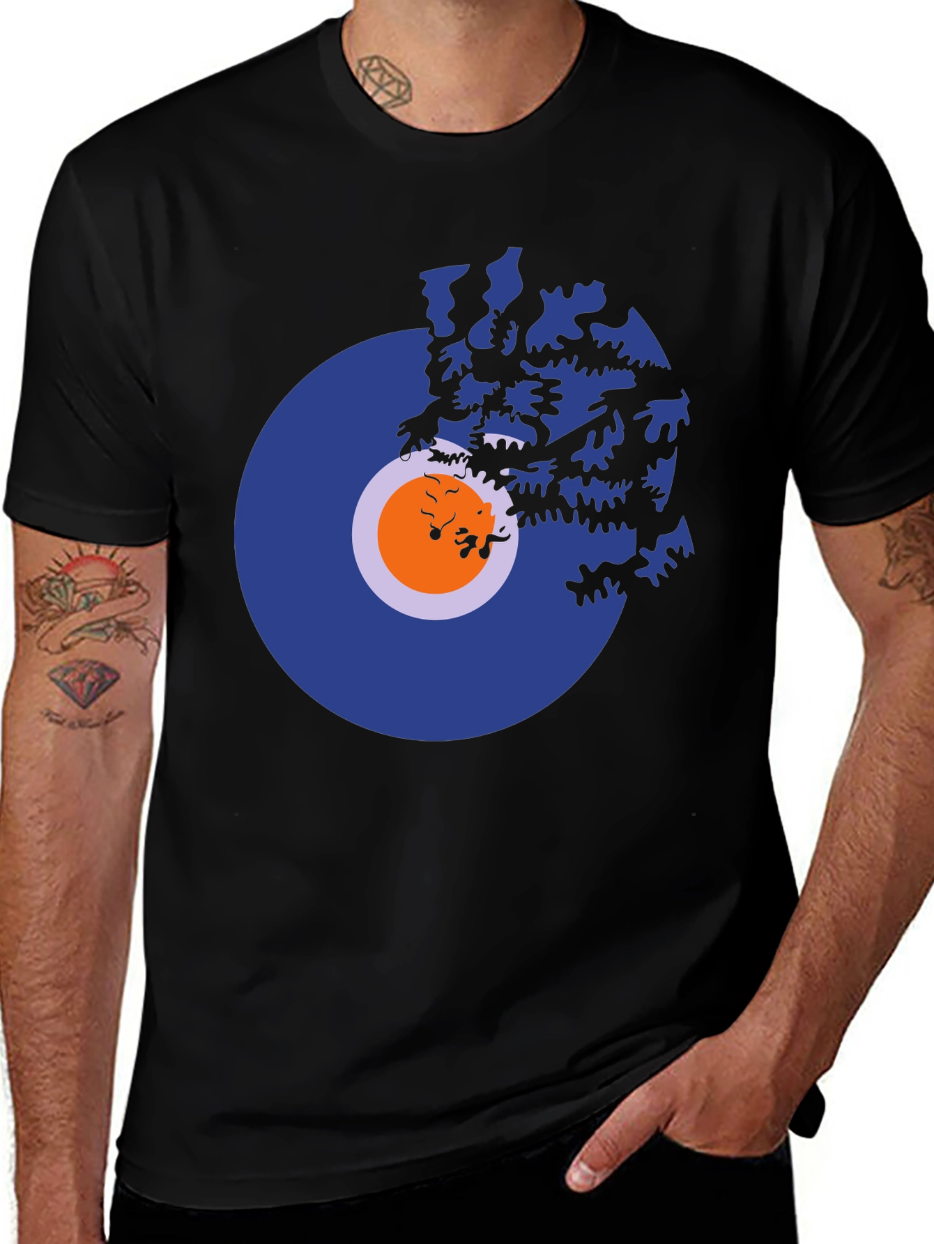 Retro Record Graphic Tee