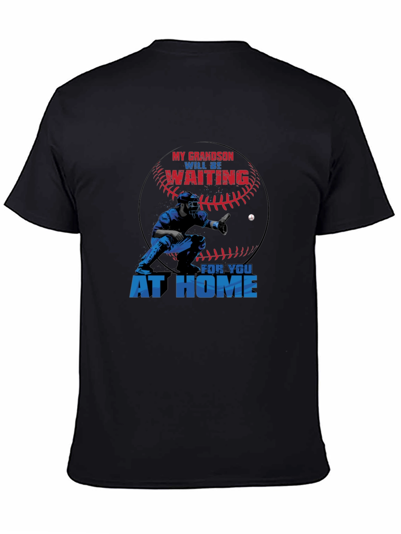 Grandson Baseball Catcher Graphic T-Shirt