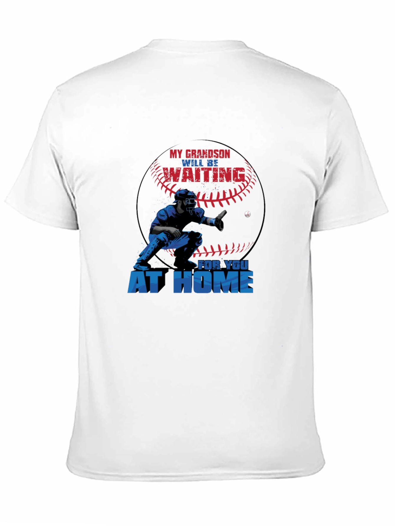 Grandson Baseball Catcher Graphic T-Shirt