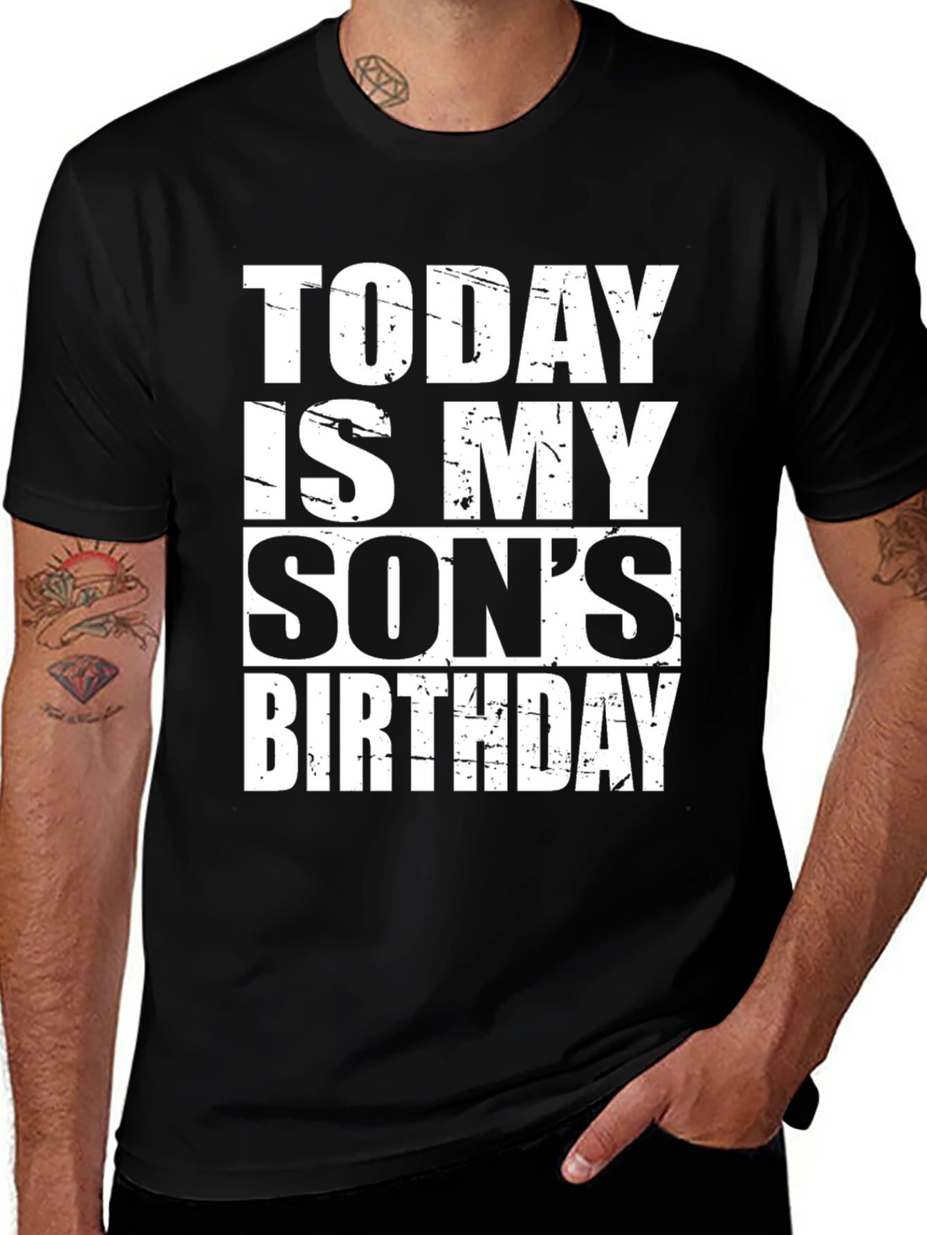 Today Is My Sons Birthday T-Shirt