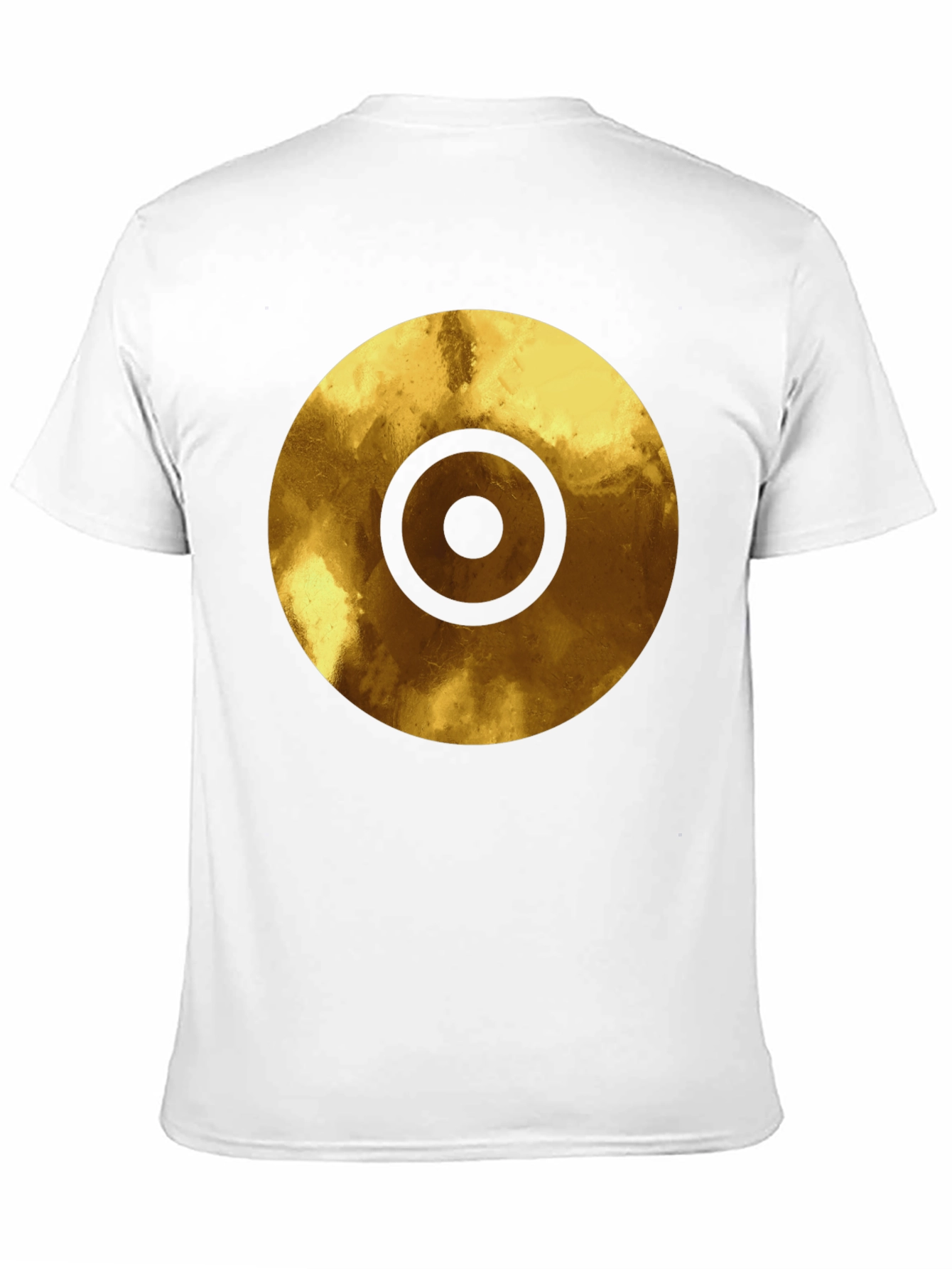 Golden Target Graphic Black T-Shirt