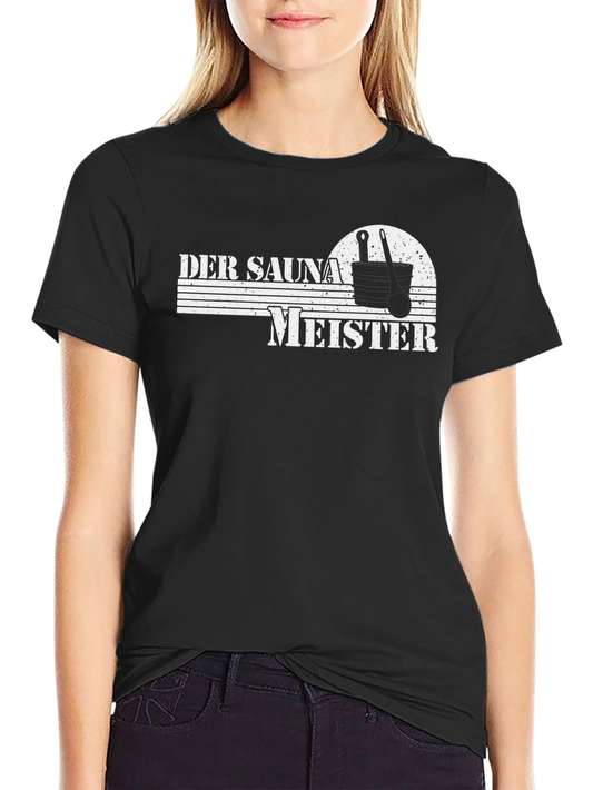 Der Sauna Meister Black T-Shirt