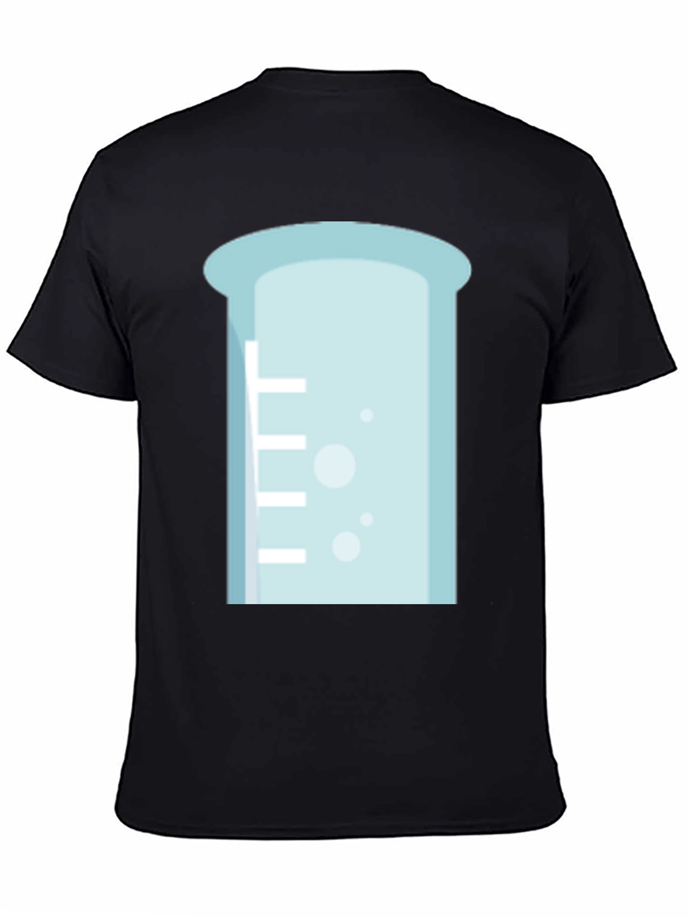 Science Beaker T-Shirt - Black Chemistry Tee
