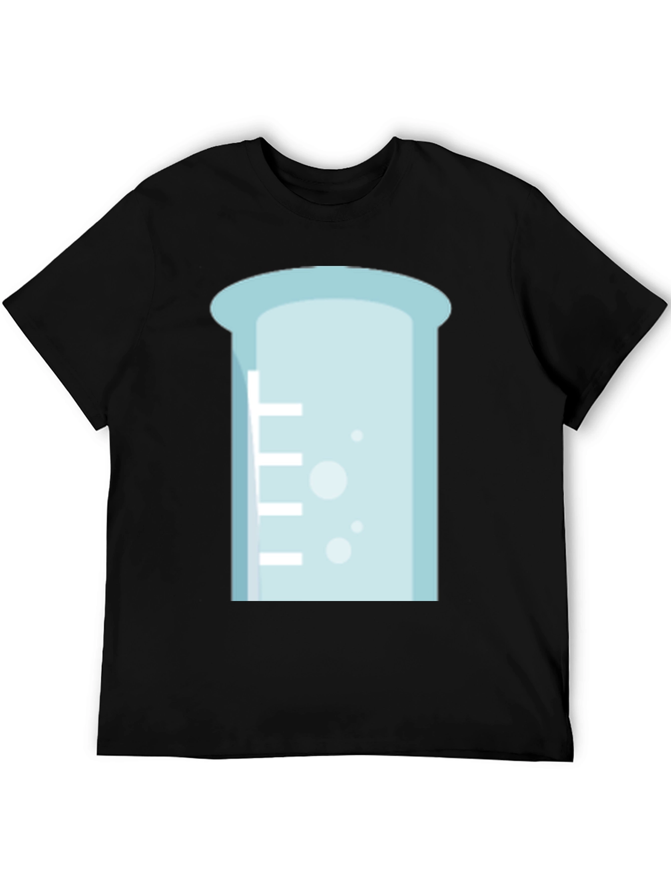 Science Beaker T-Shirt - Black Chemistry Tee