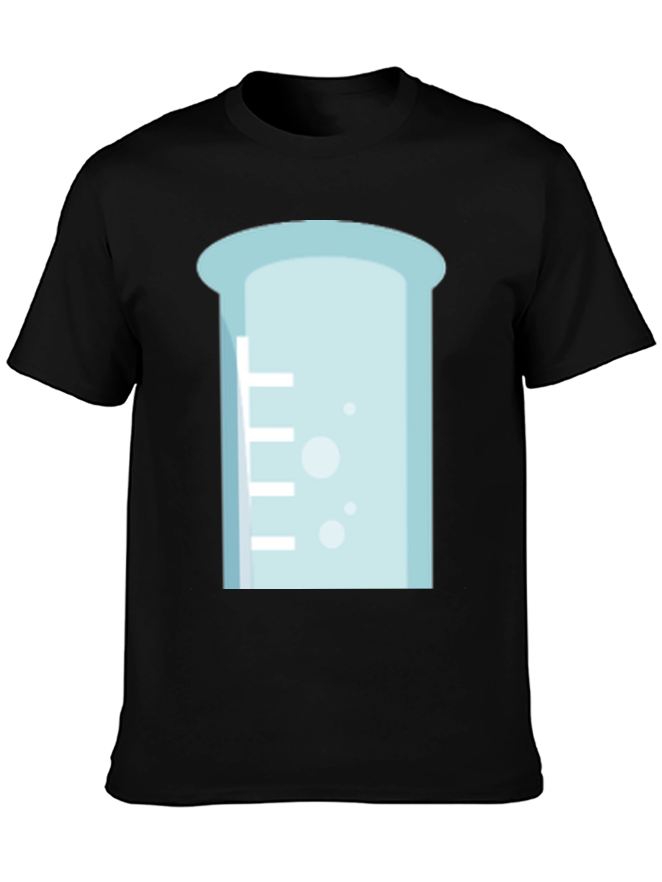 Science Beaker T-Shirt - Black Chemistry Tee